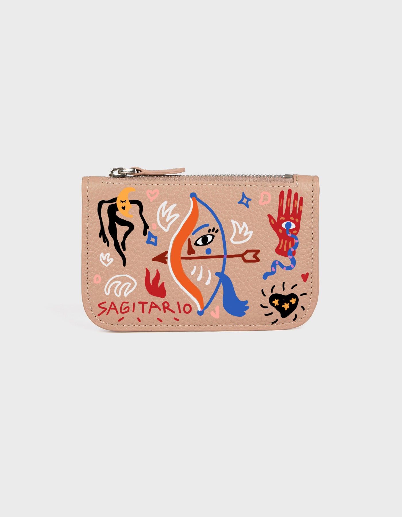 Hiva Atelier | Alae Zodiac Edition - Hand-Painted Nude Sagittarius | Her Tarza Uygun Deri Aksesuarlar