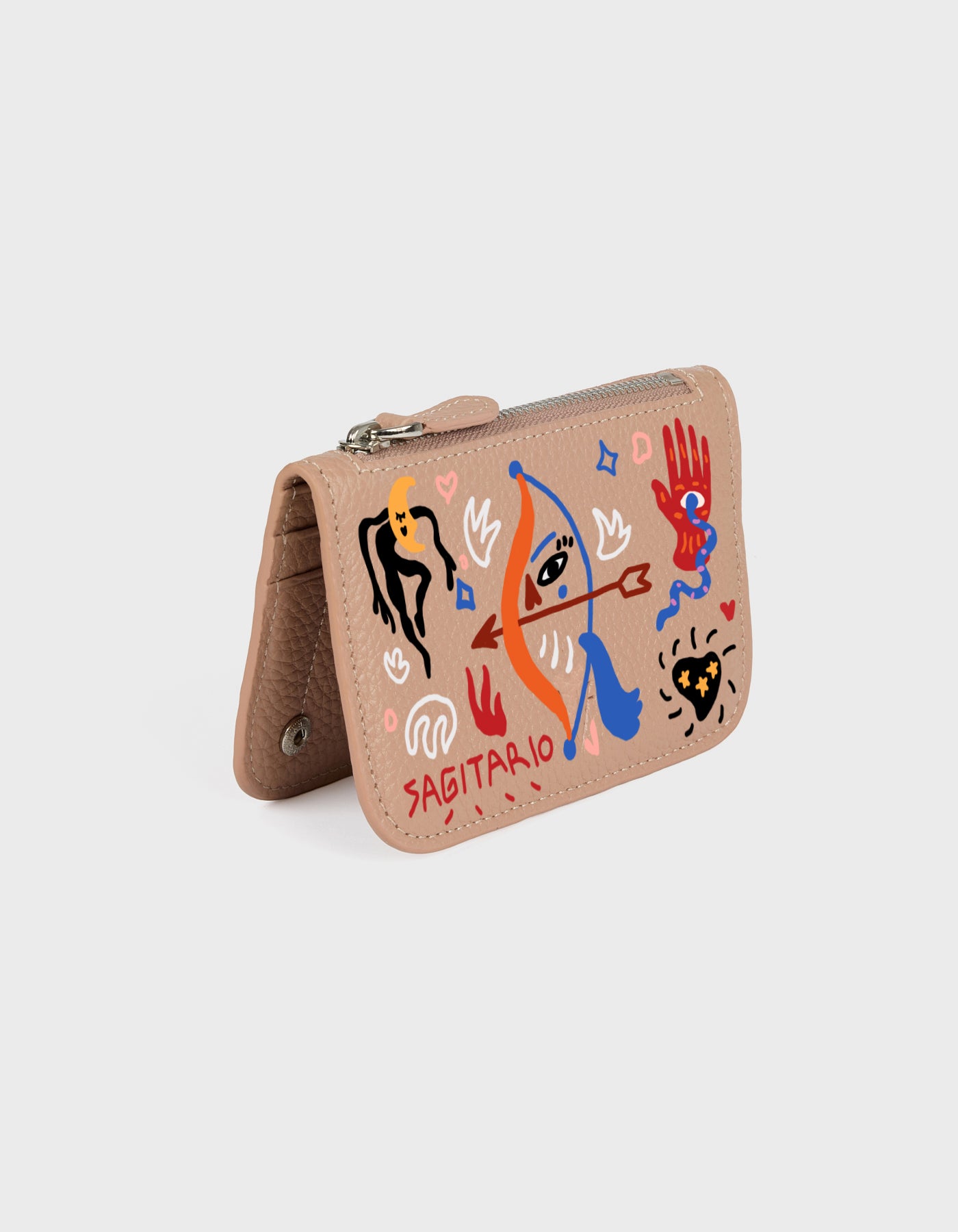 Hiva Atelier | Alae Zodiac Edition - Hand-Painted Nude Sagittarius | Her Tarza Uygun Deri Aksesuarlar