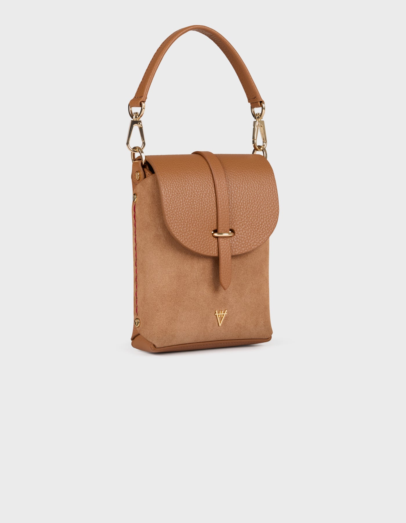 Hiva Atelier | Astrum Shoulder Bag WOOD SUEDE | Her Tarza Uygun Deri Aksesuarlar