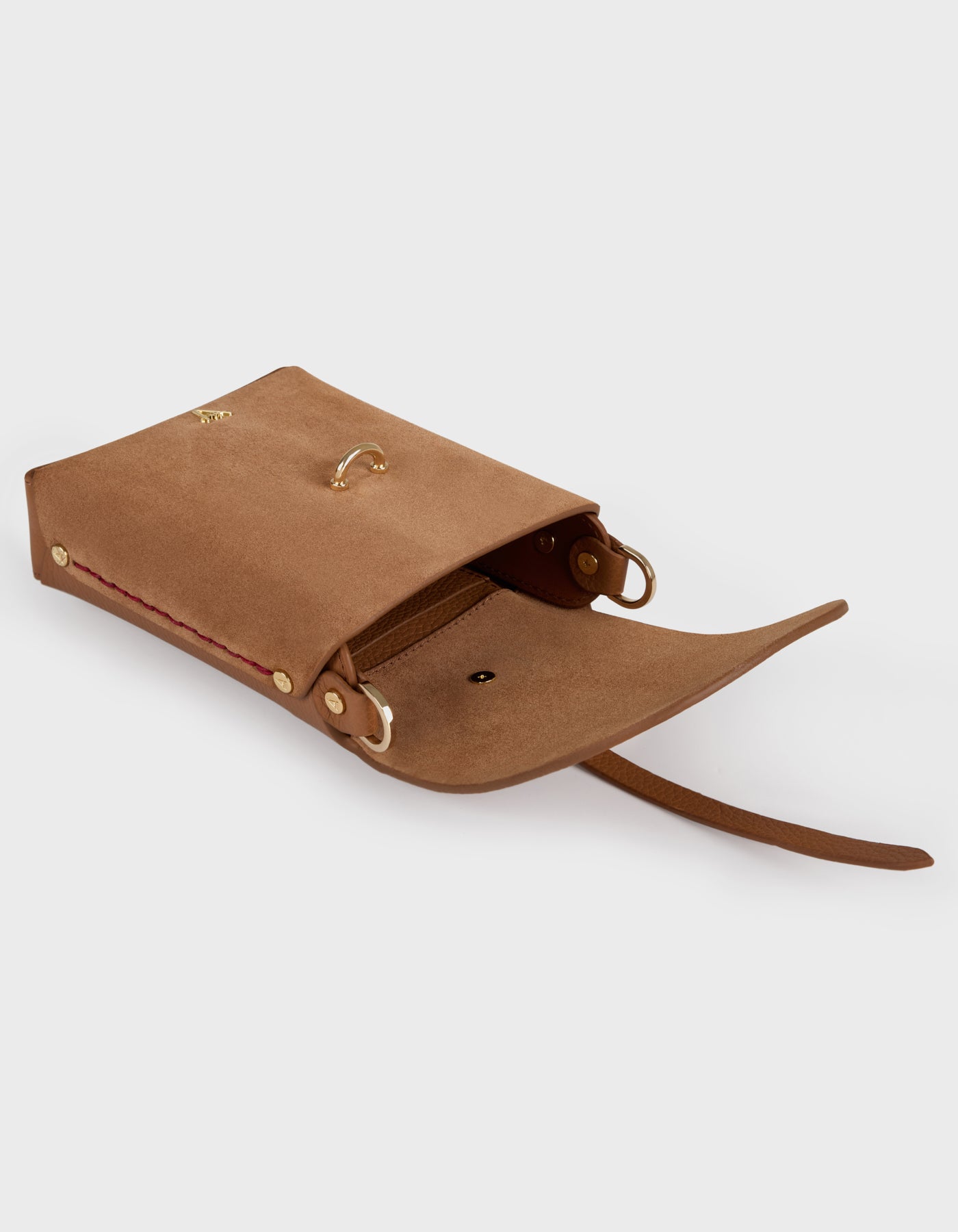 Hiva Atelier | Astrum Shoulder Bag WOOD SUEDE | Her Tarza Uygun Deri Aksesuarlar