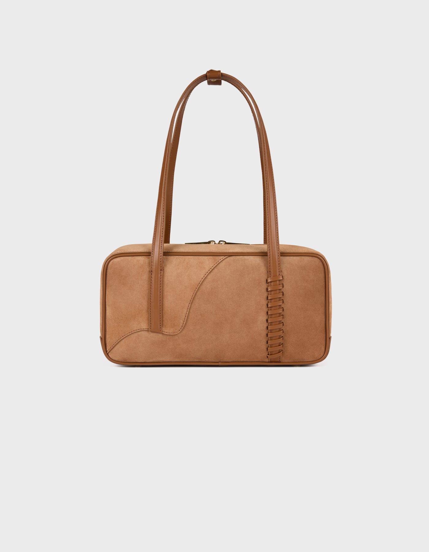 HiVa Atelier | Bowling Tote Bag WOOD SUEDE | Her Tarza Uygun Deri Aksesuarlar
