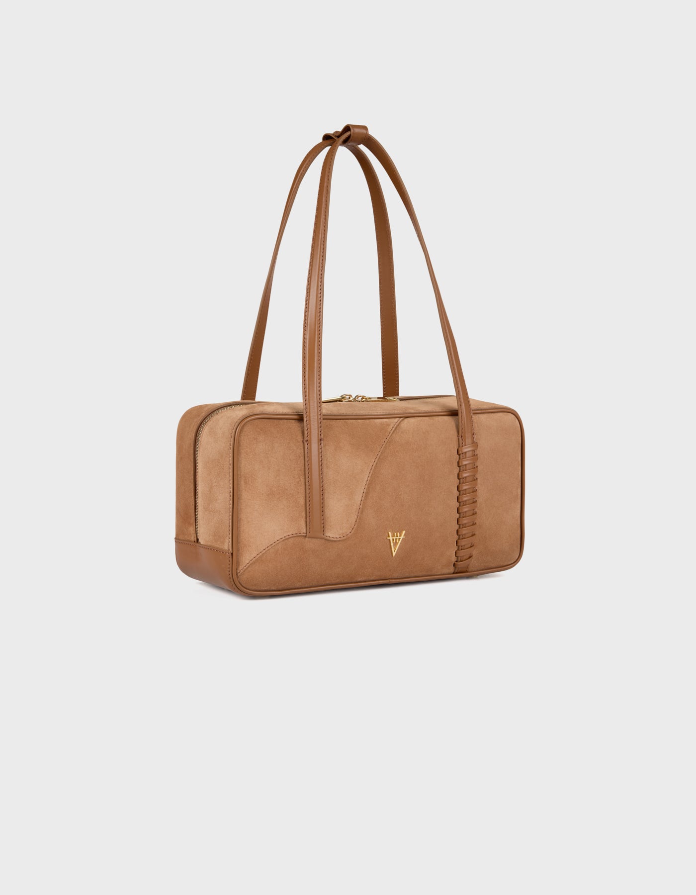 HiVa Atelier | Bowling Tote Bag WOOD SUEDE | Her Tarza Uygun Deri Aksesuarlar