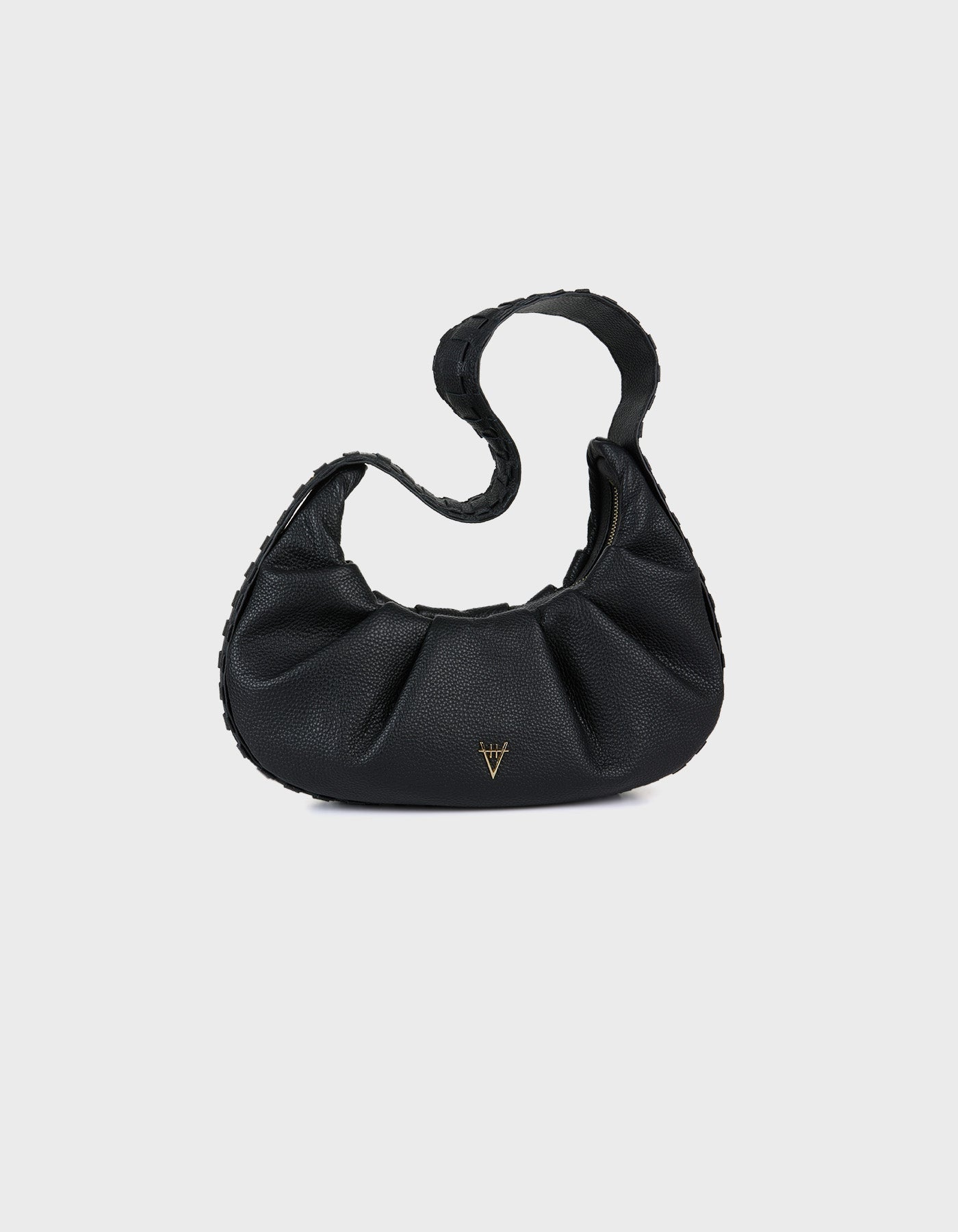 HiVa Atelier - Croissant Bag Black