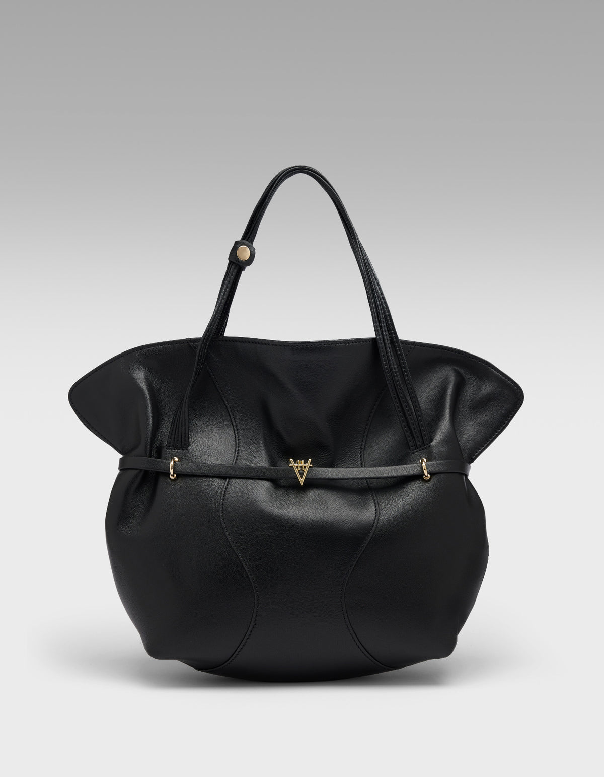 HiVa Atelier | Vela Soft Wing Shoulder Bag BLACK | Her Tarza Uygun Deri Aksesuarlar