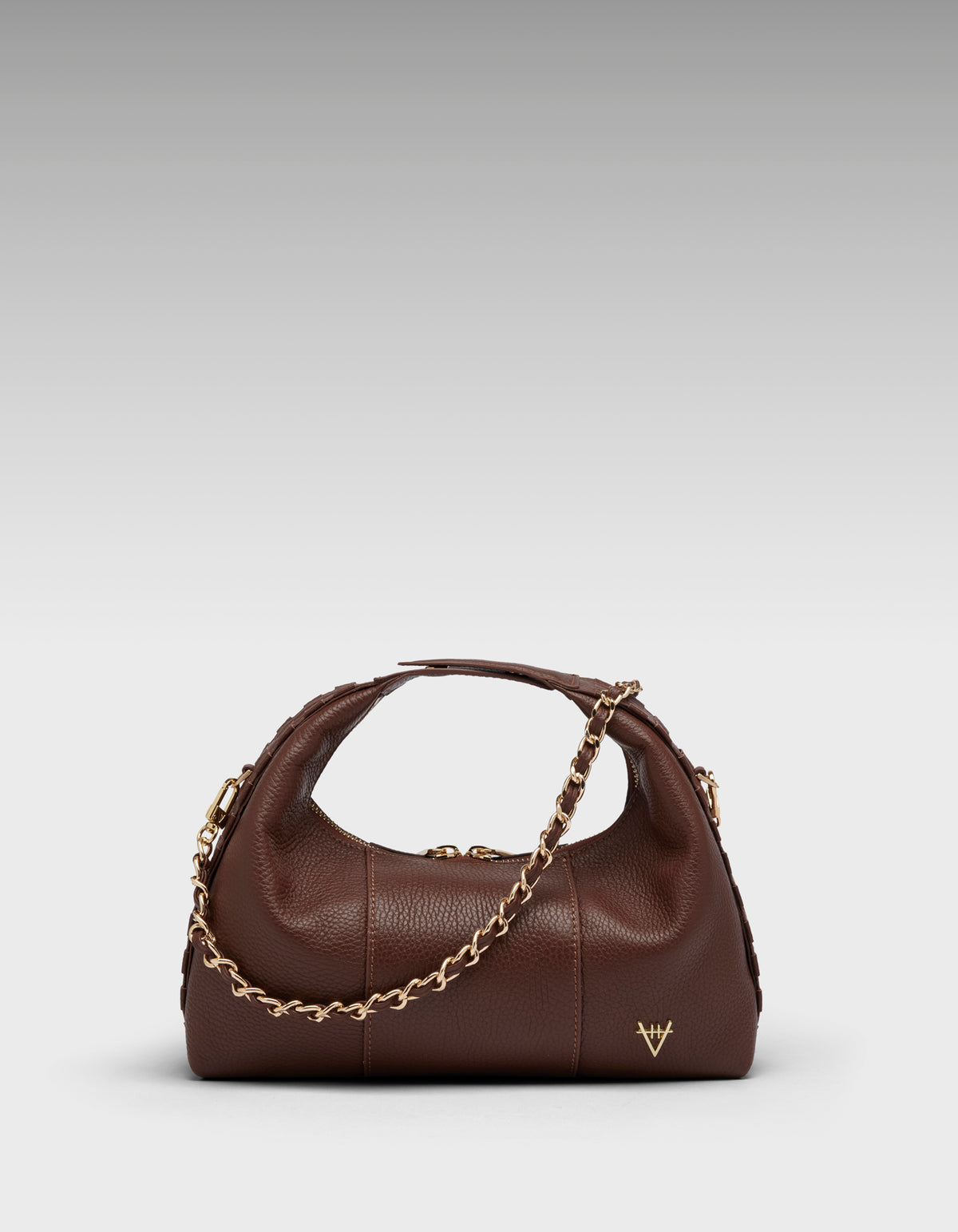 HiVa Atelier | Midi Croissant Bag Cappucino | Her Tarza Uygun Deri Aksesuarlar