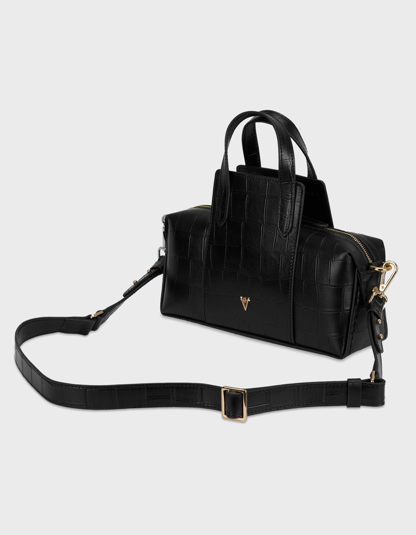 Hiva Atelier | Onsra Cylinder Crossbody Bag BLACK | Her Tarza Uygun Deri Aksesuarlar