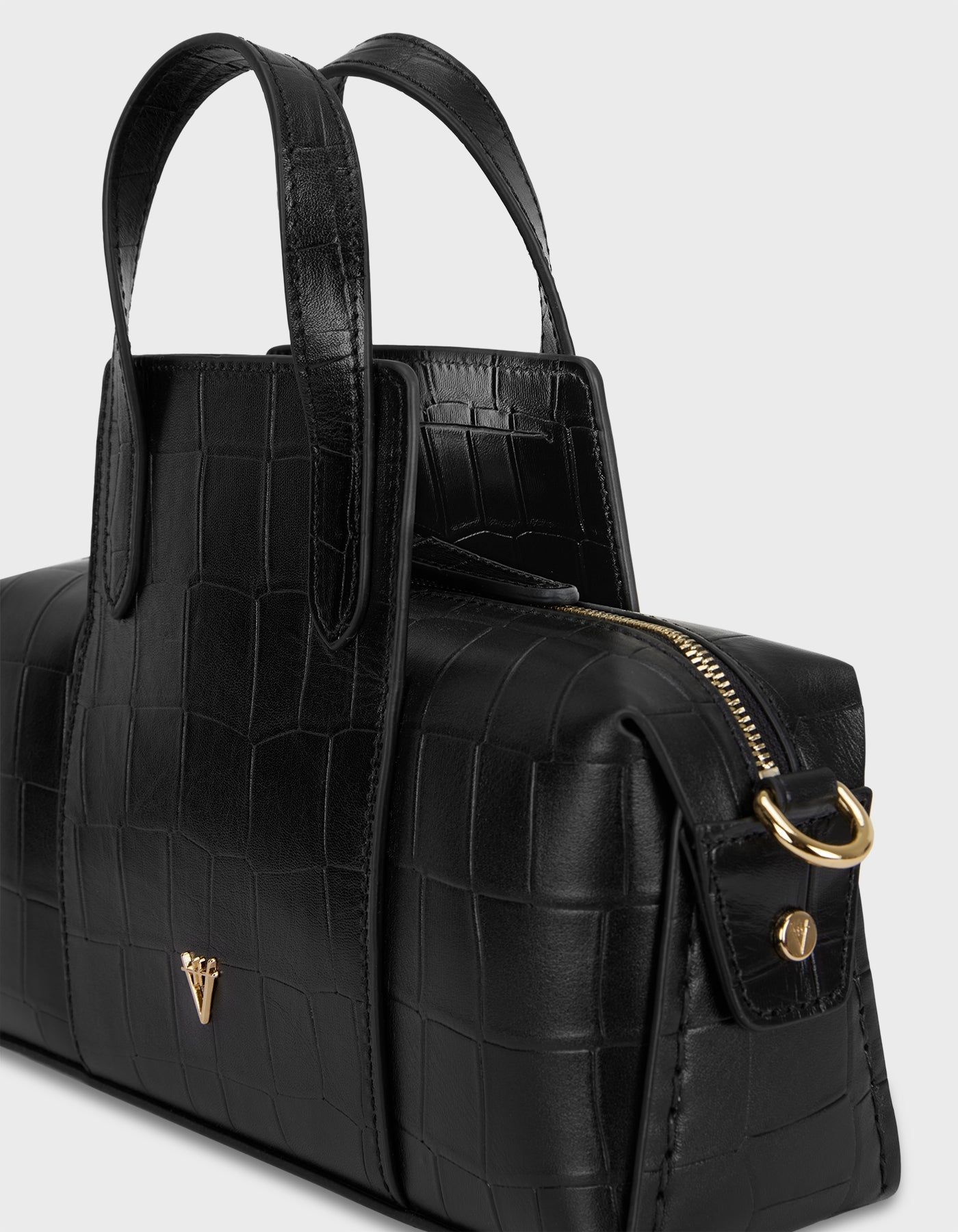 Hiva Atelier | Onsra Cylinder Crossbody Bag BLACK | Her Tarza Uygun Deri Aksesuarlar