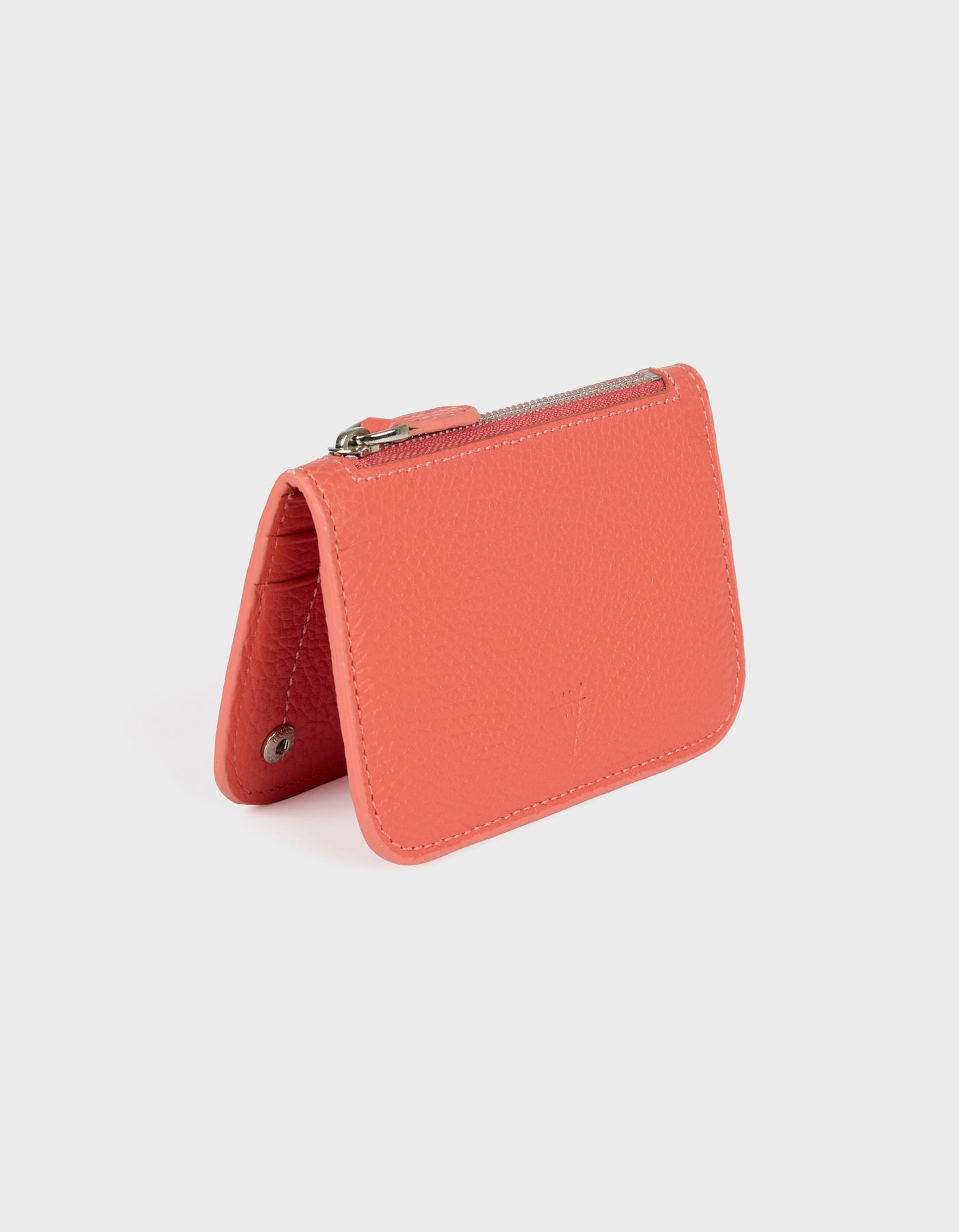 Hiva Atelier | Alae Coin Purse & Card Holder Coral | Her Tarza Uygun Deri Aksesuarlar