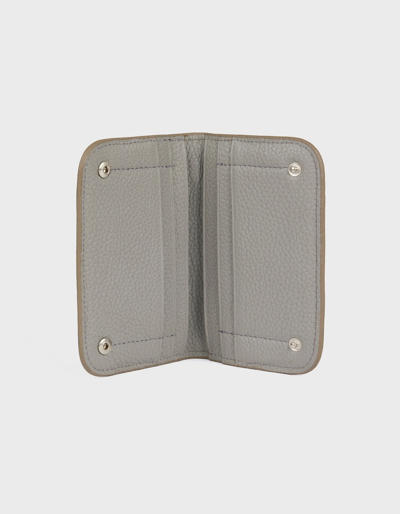 Hiva Atelier | Alae Coin Purse & Card Holder Light Grey | Her Tarza Uygun Deri Aksesuarlar