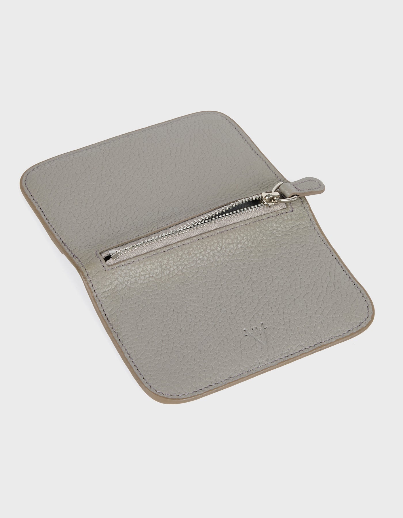 Hiva Atelier | Alae Coin Purse & Card Holder Light Grey | Her Tarza Uygun Deri Aksesuarlar