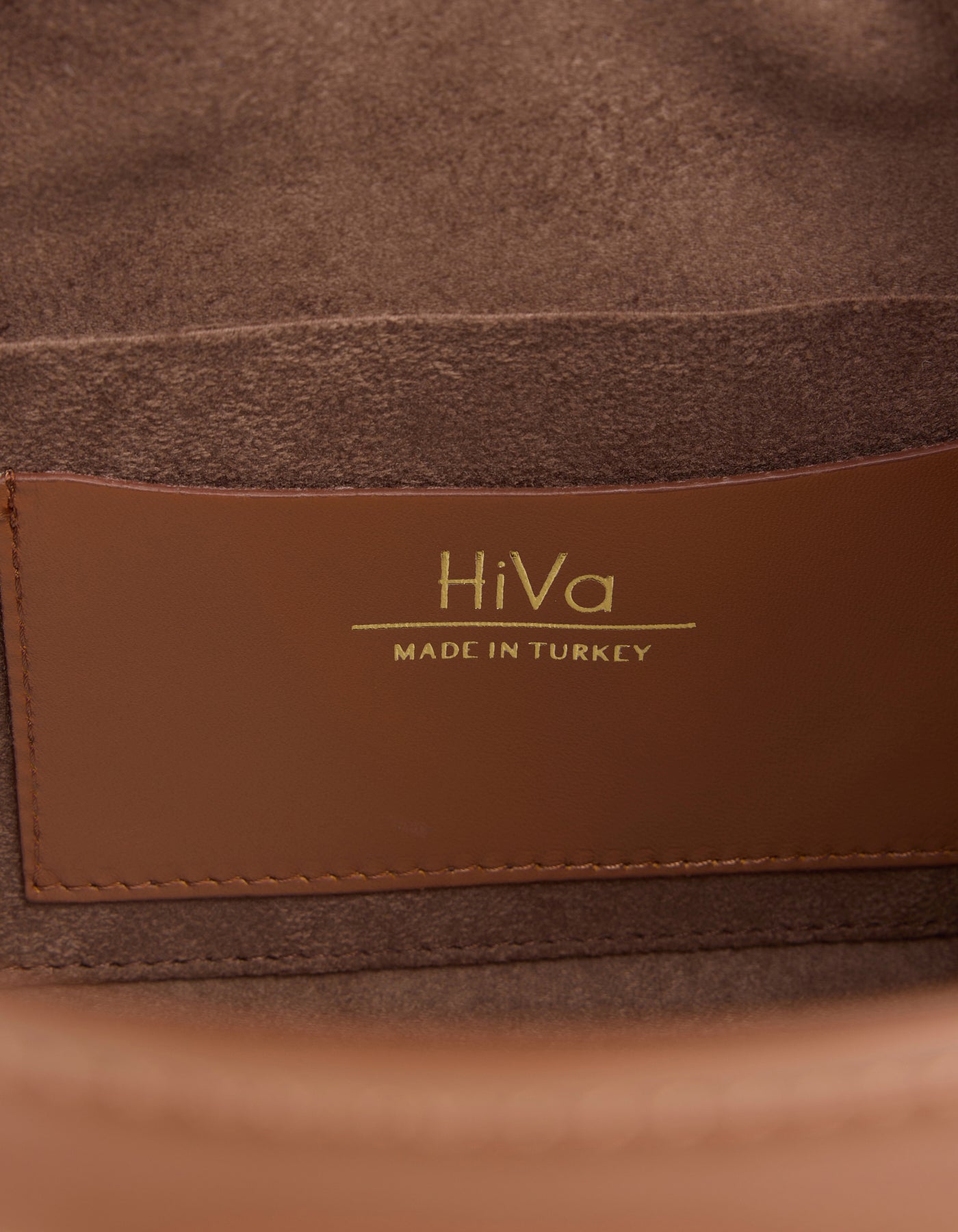 Hiva Atelier | Arlette Clutch & Chain Bag WOOD | Her Tarza Uygun Deri Aksesuarlar