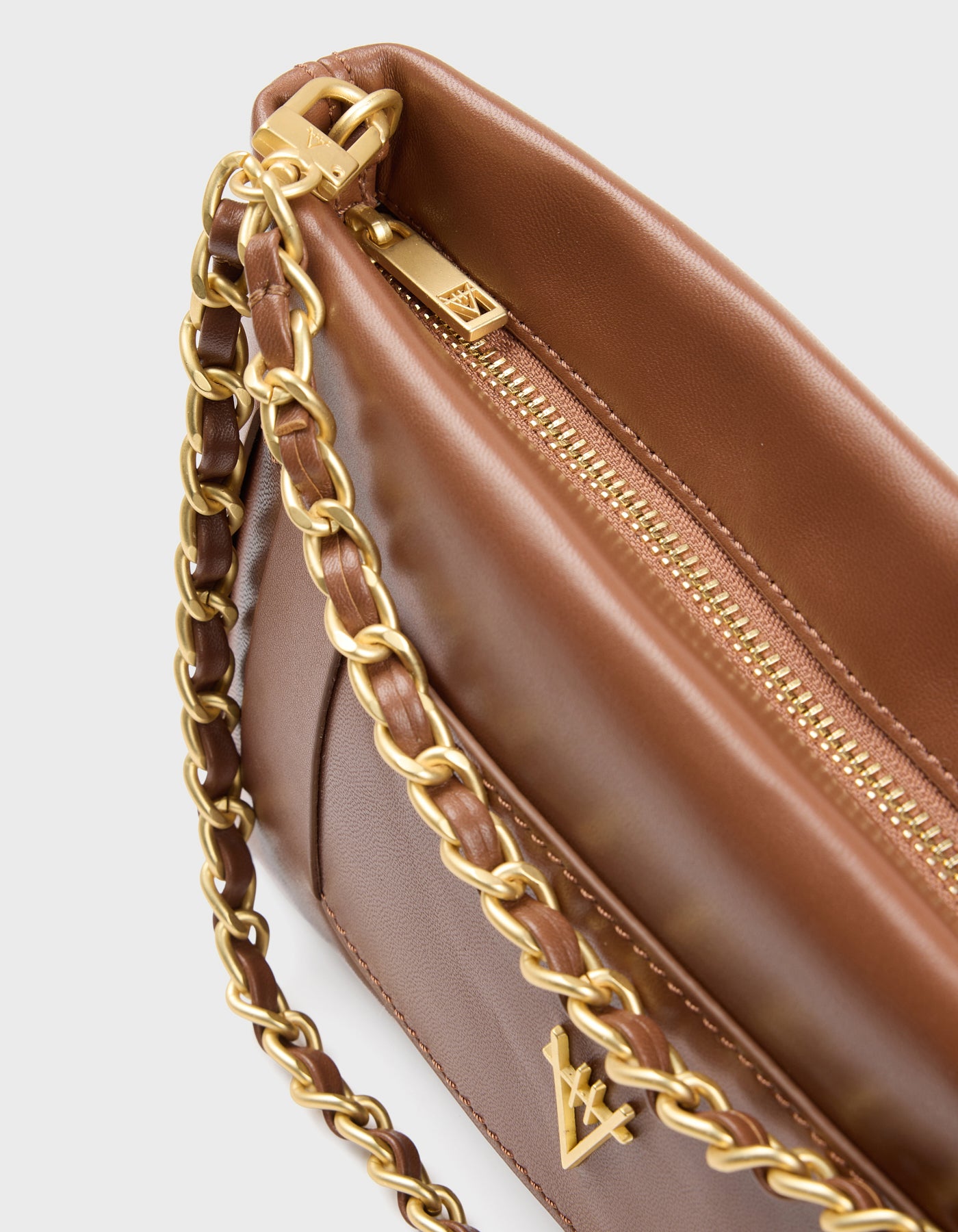 Hiva Atelier | Marise Clutch & Chain Bag WOOD | Her Tarza Uygun Deri Aksesuarlar