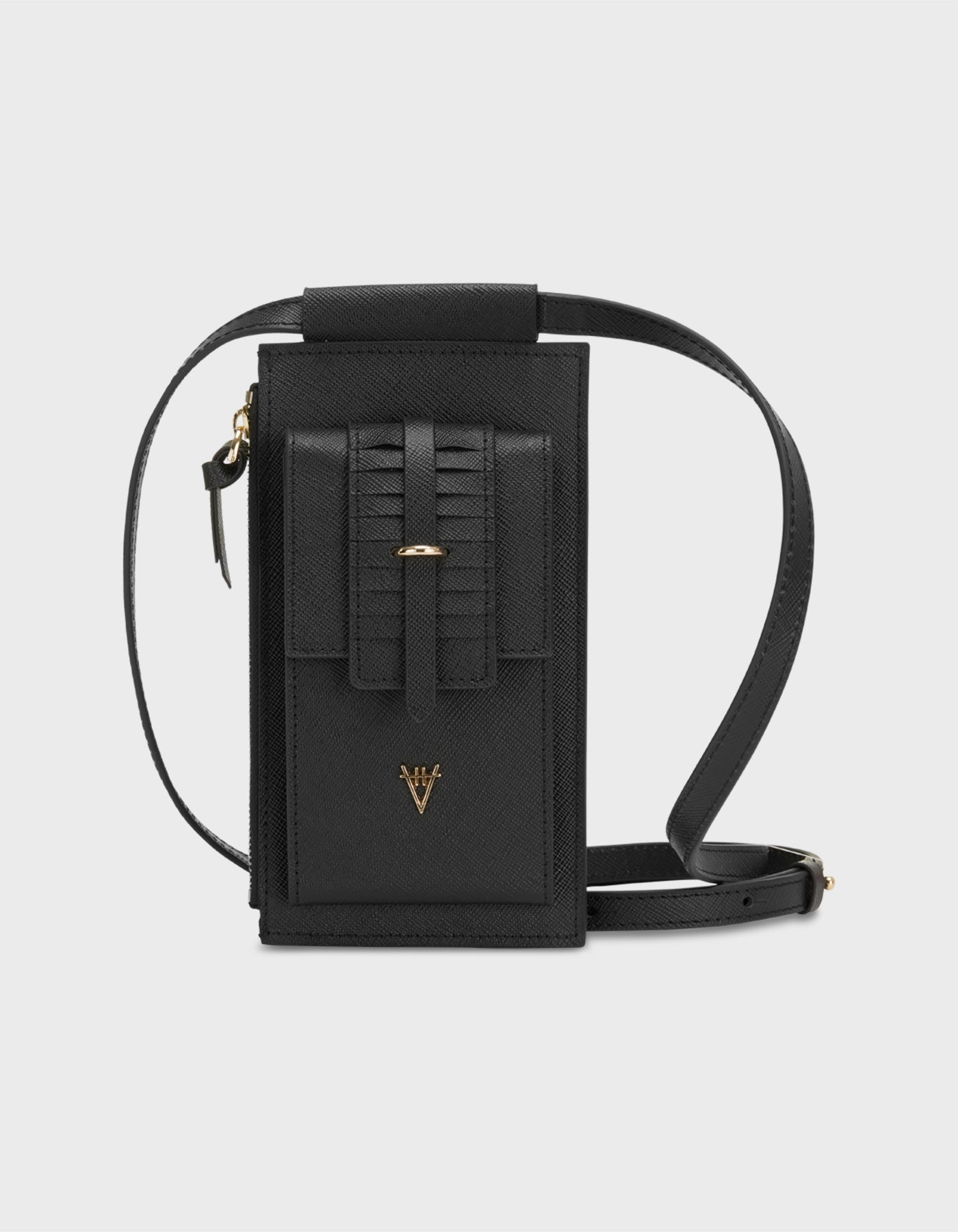 HiVa Atelier | Phone Pouch BLACK | Her Tarza Uygun Deri Aksesuarlar