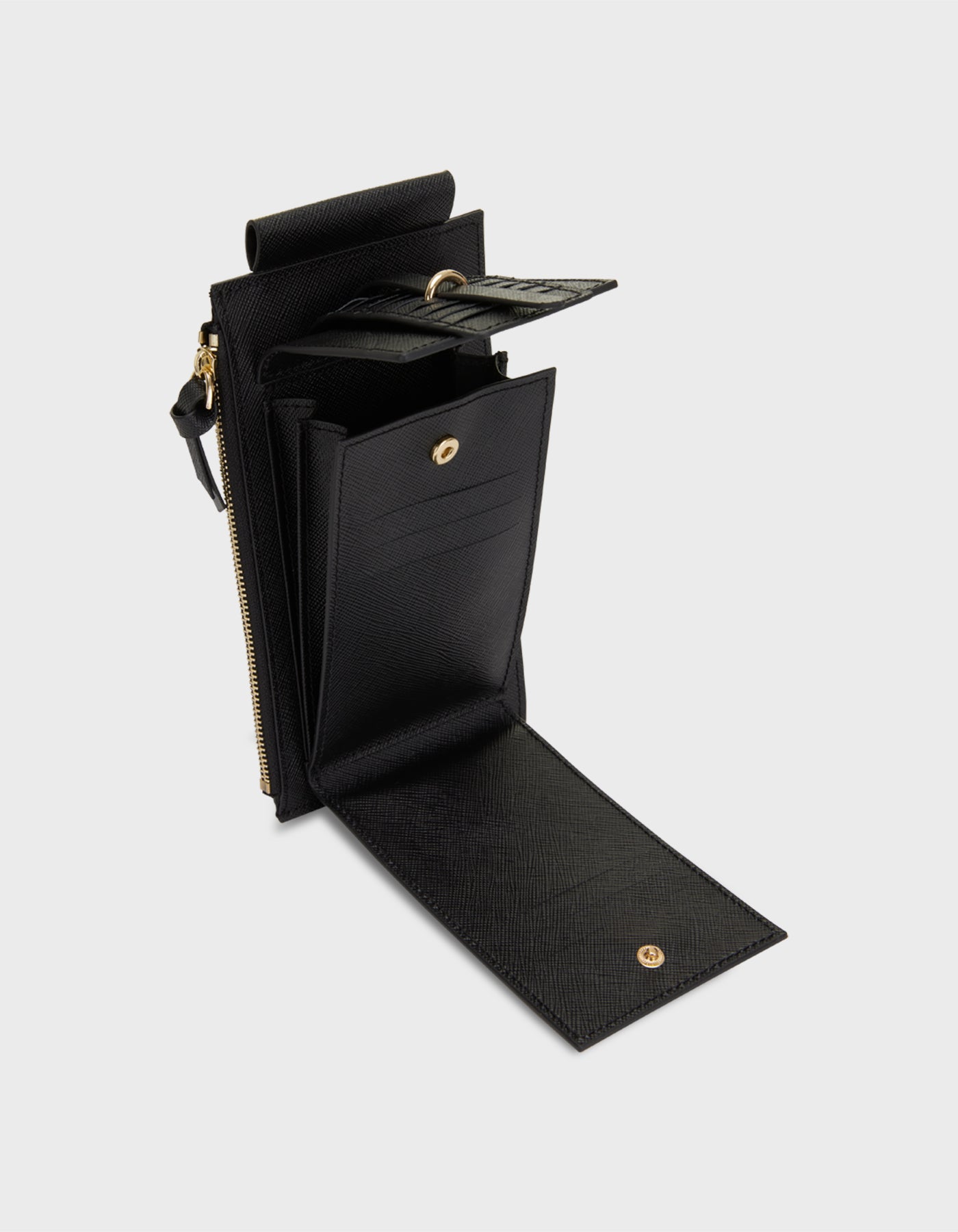 HiVa Atelier | Phone Pouch BLACK | Her Tarza Uygun Deri Aksesuarlar