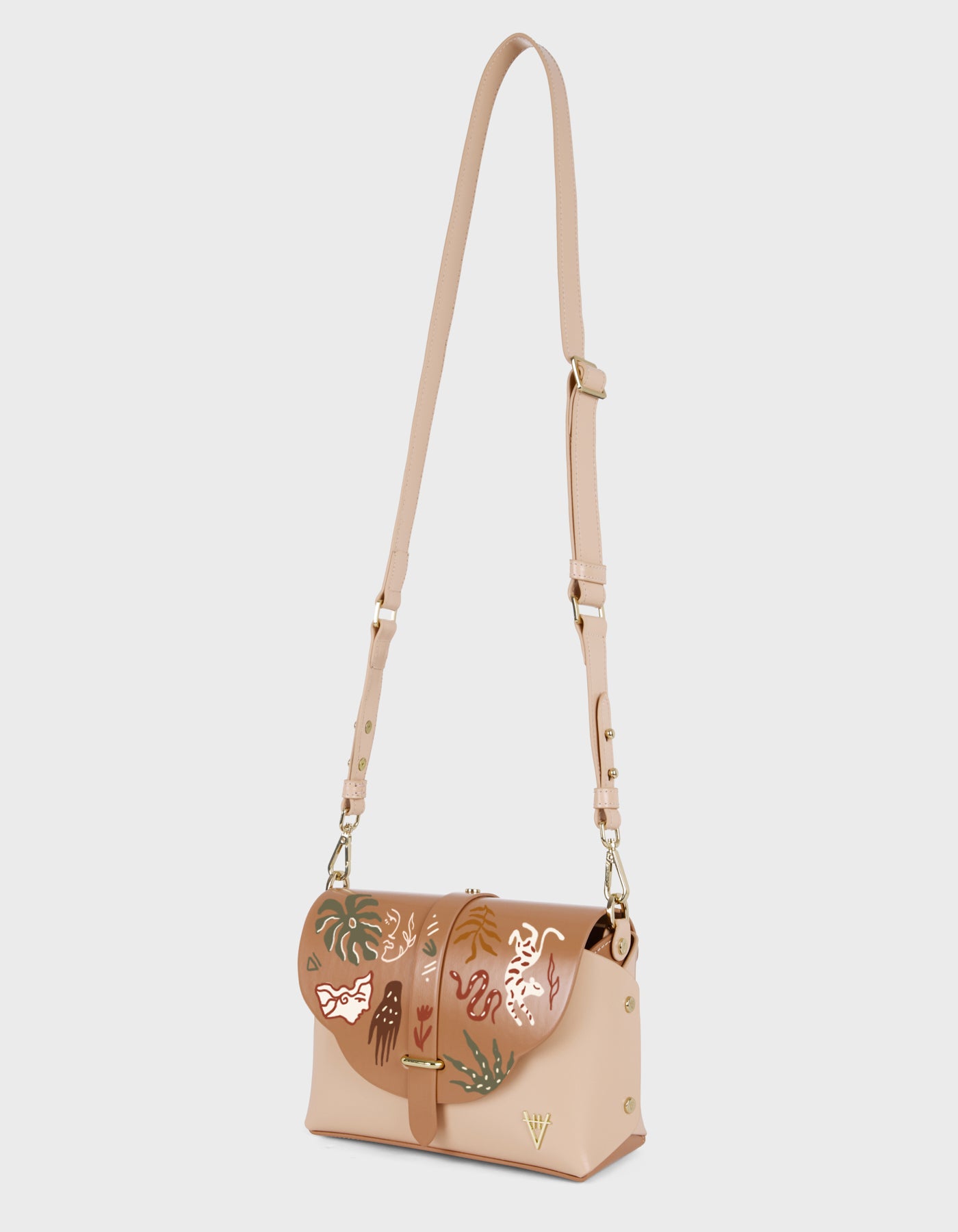 Harmonia Shoulder Bag - Hand-Painted
