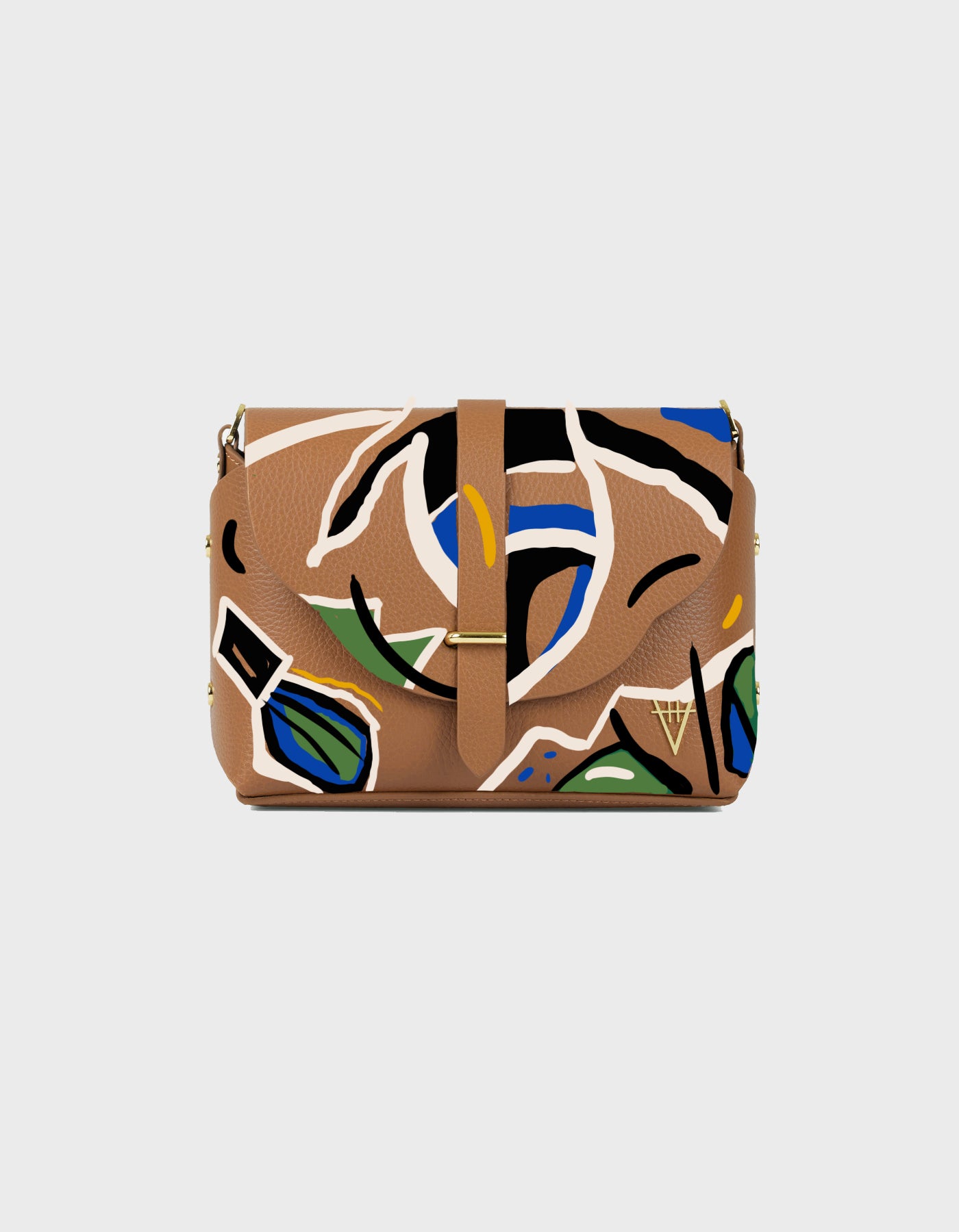Harmonia Shoulder Bag - Hand-Painted