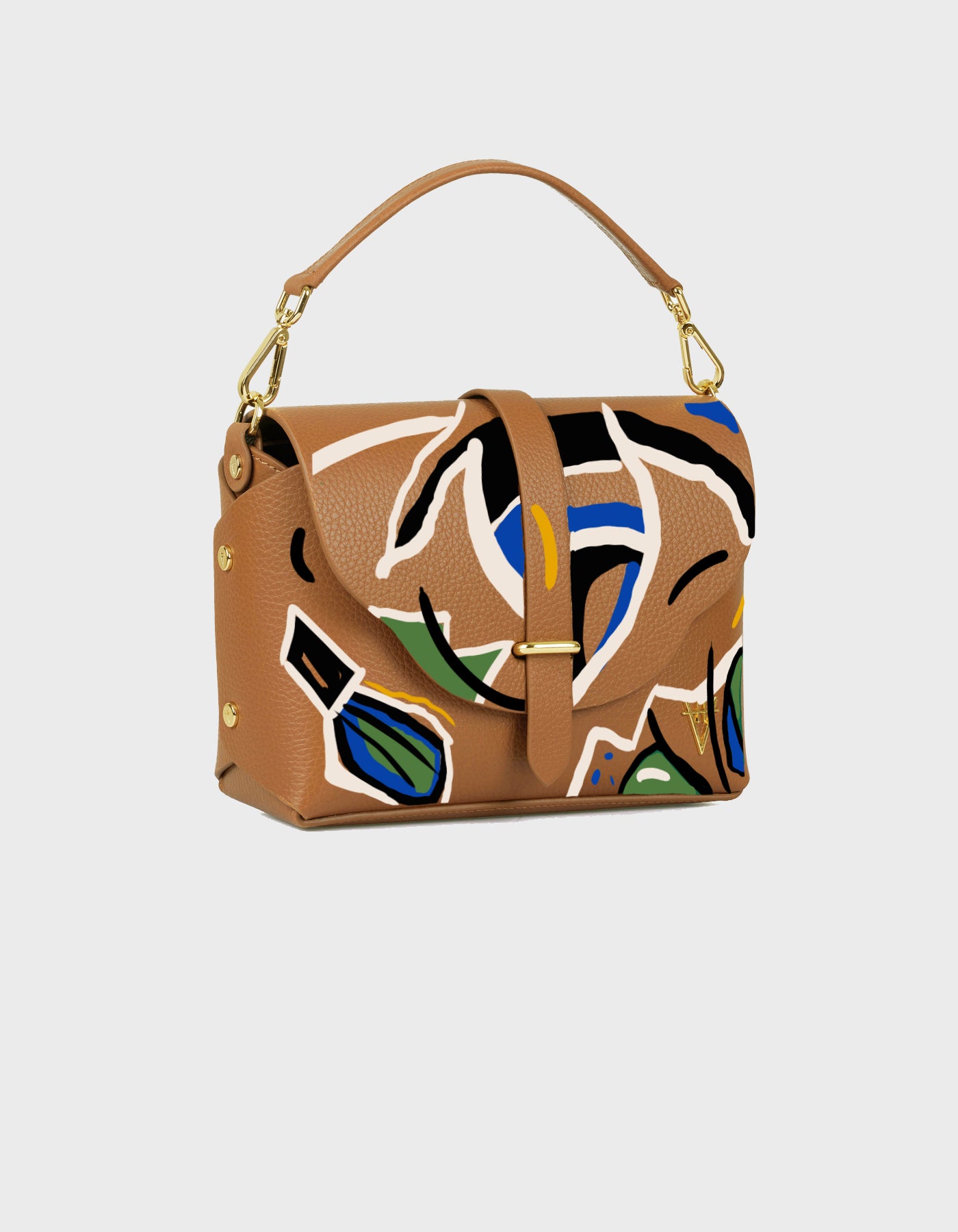 Harmonia Shoulder Bag - Hand-Painted