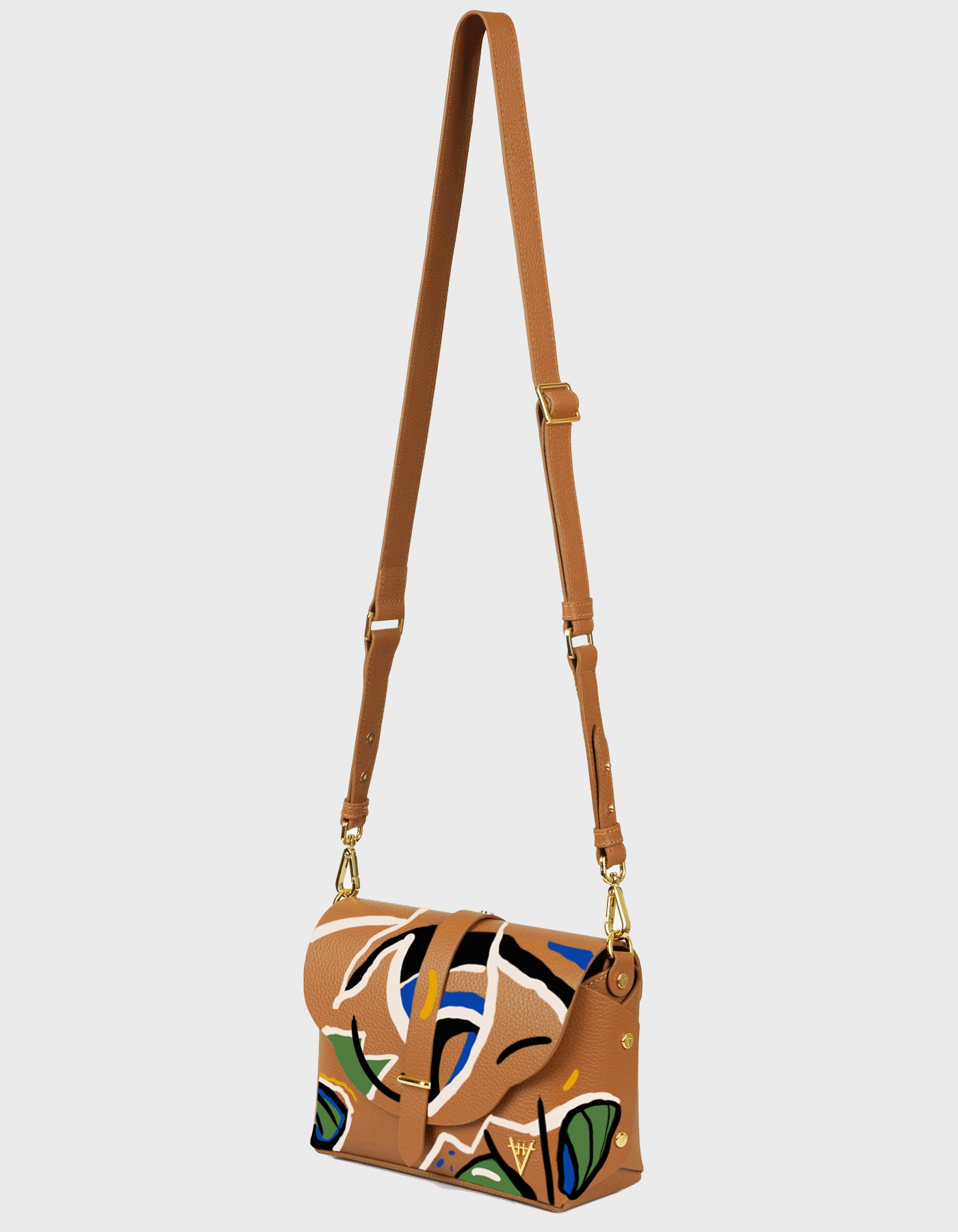 Harmonia Shoulder Bag - Hand-Painted