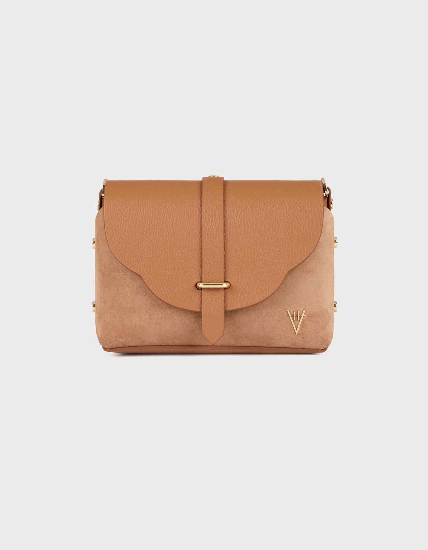 Hiva Atelier | Harmonia Shoulder Bag WOOD SUEDE | Her Tarza Uygun Deri Aksesuarlar