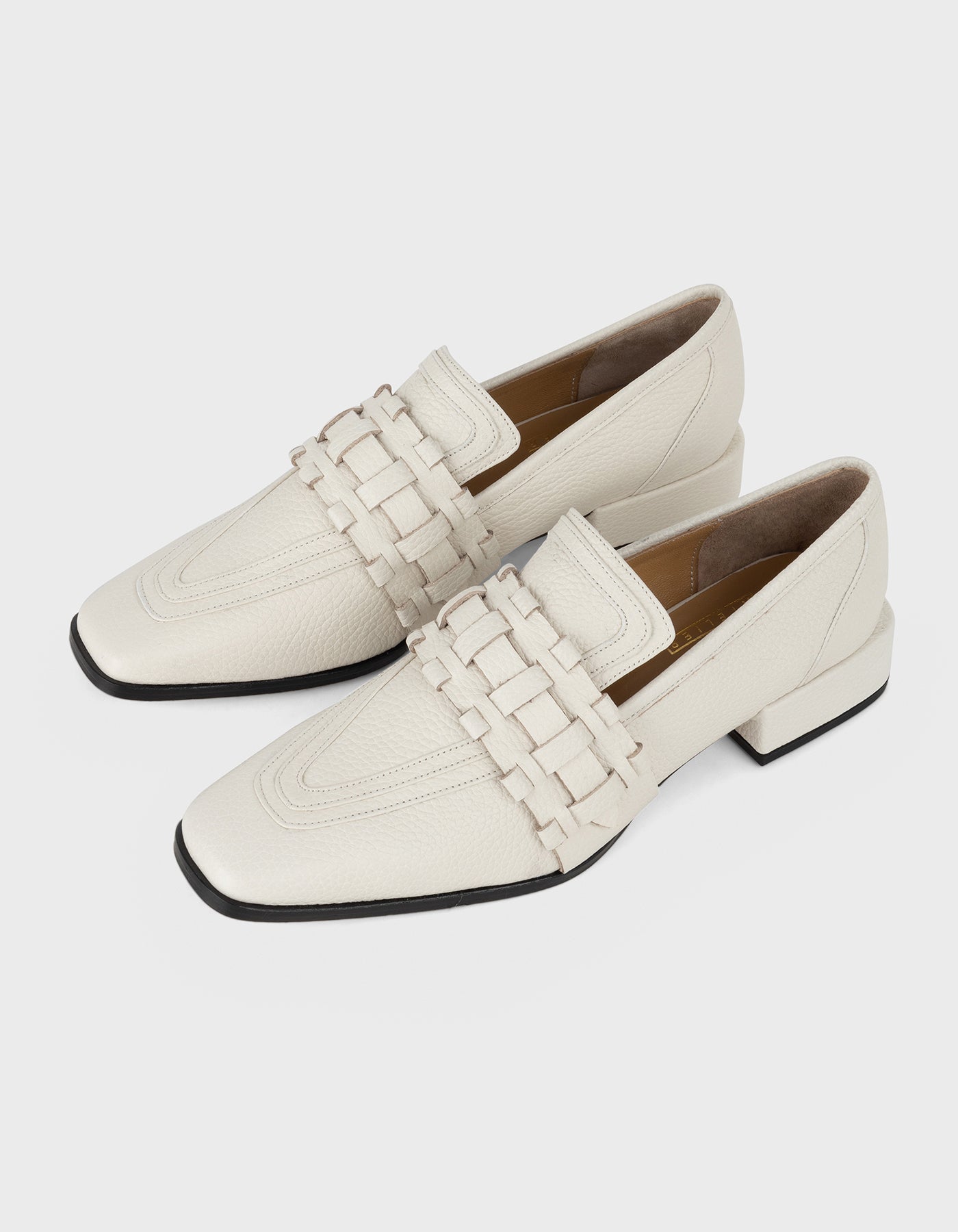 Hiva Atelier | Lora Loafers Bone | Her Tarza Uygun Deri Aksesuarlar