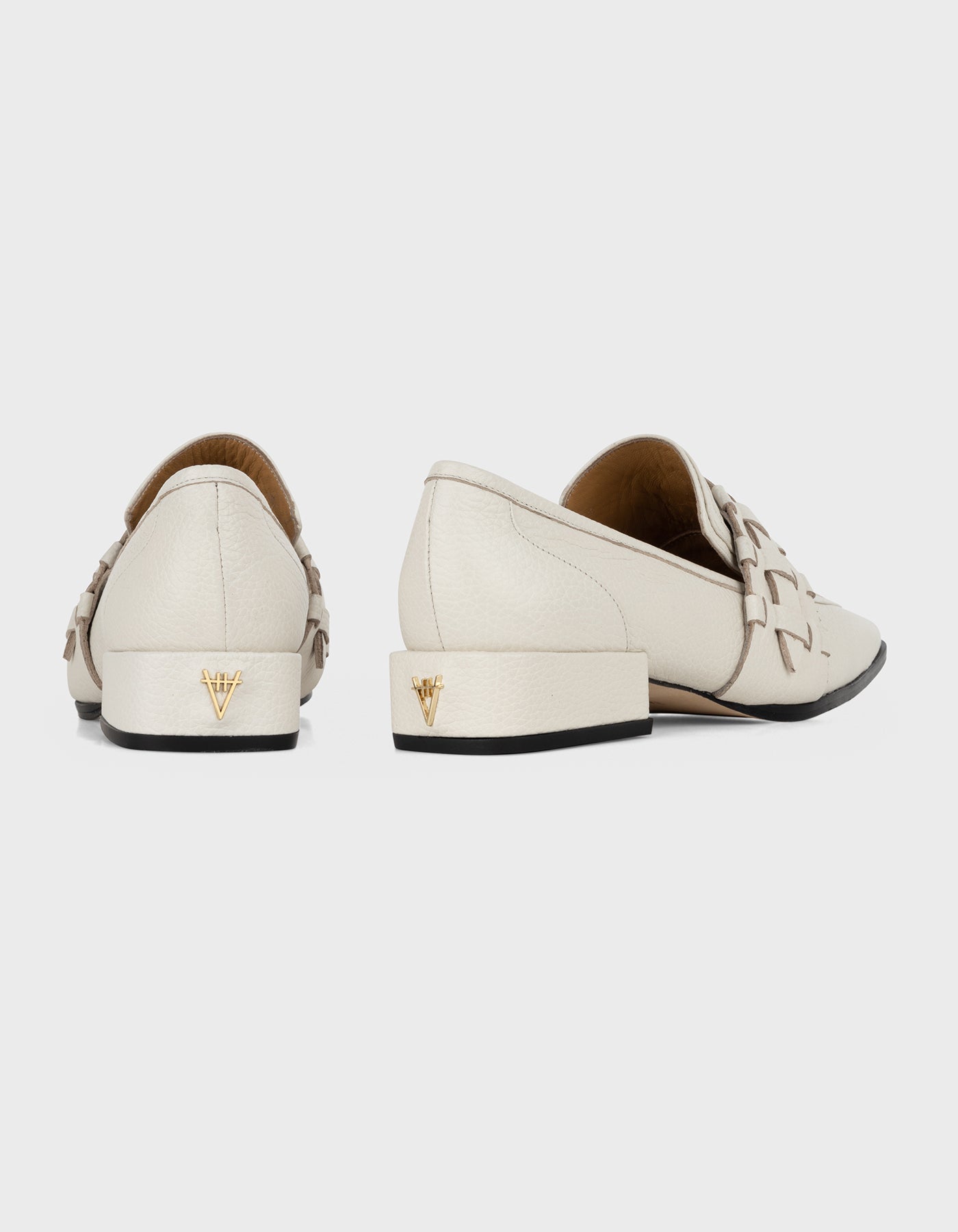 Hiva Atelier | Lora Loafers Bone | Her Tarza Uygun Deri Aksesuarlar
