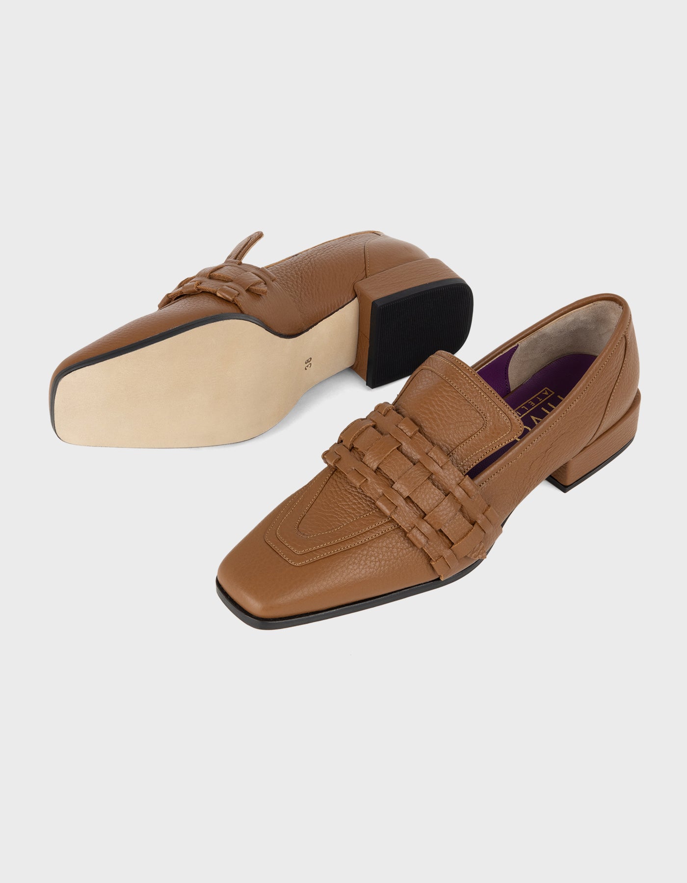 Hiva Atelier | Lora Loafers Wood | Her Tarza Uygun Deri Aksesuarlar