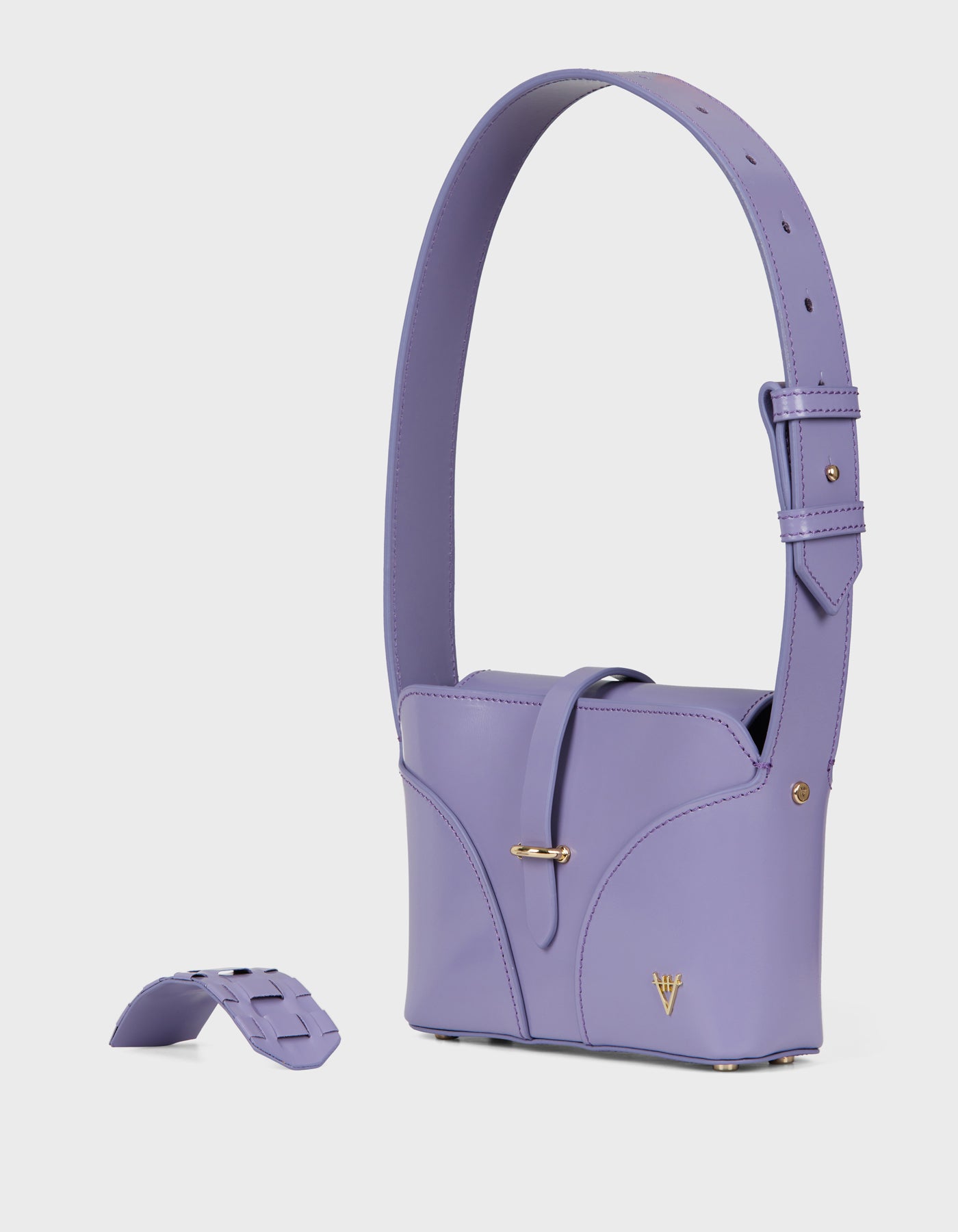 HiVa Atelier - Luna Shoulder Bag Lavender Silk