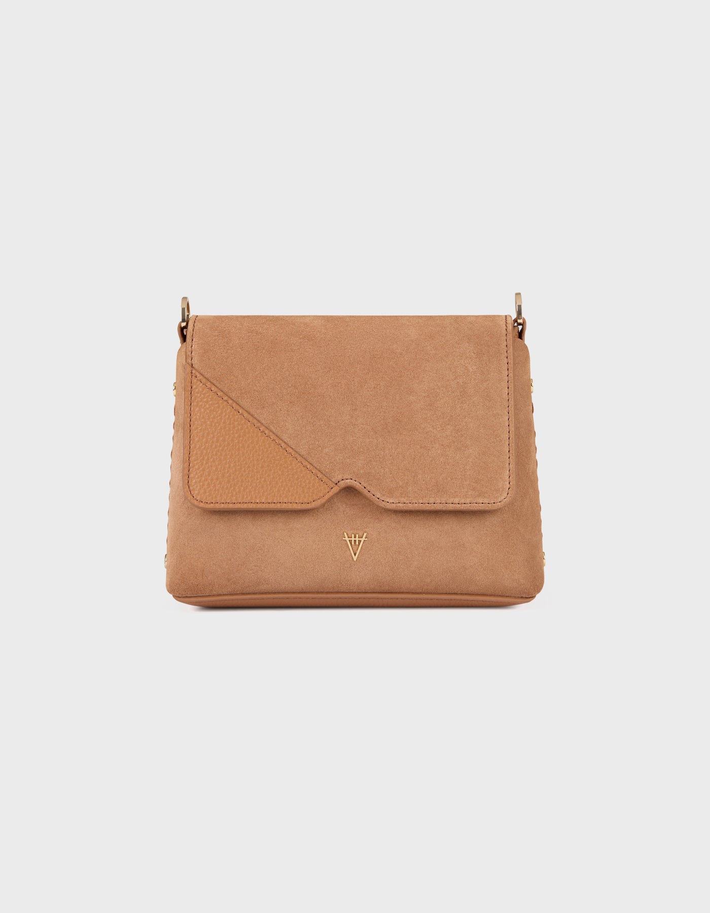 HiVa Atelier | Mare Mini Shoulder Bag Wood Wood Suede | Her Tarza Uygun Deri Aksesuarlar