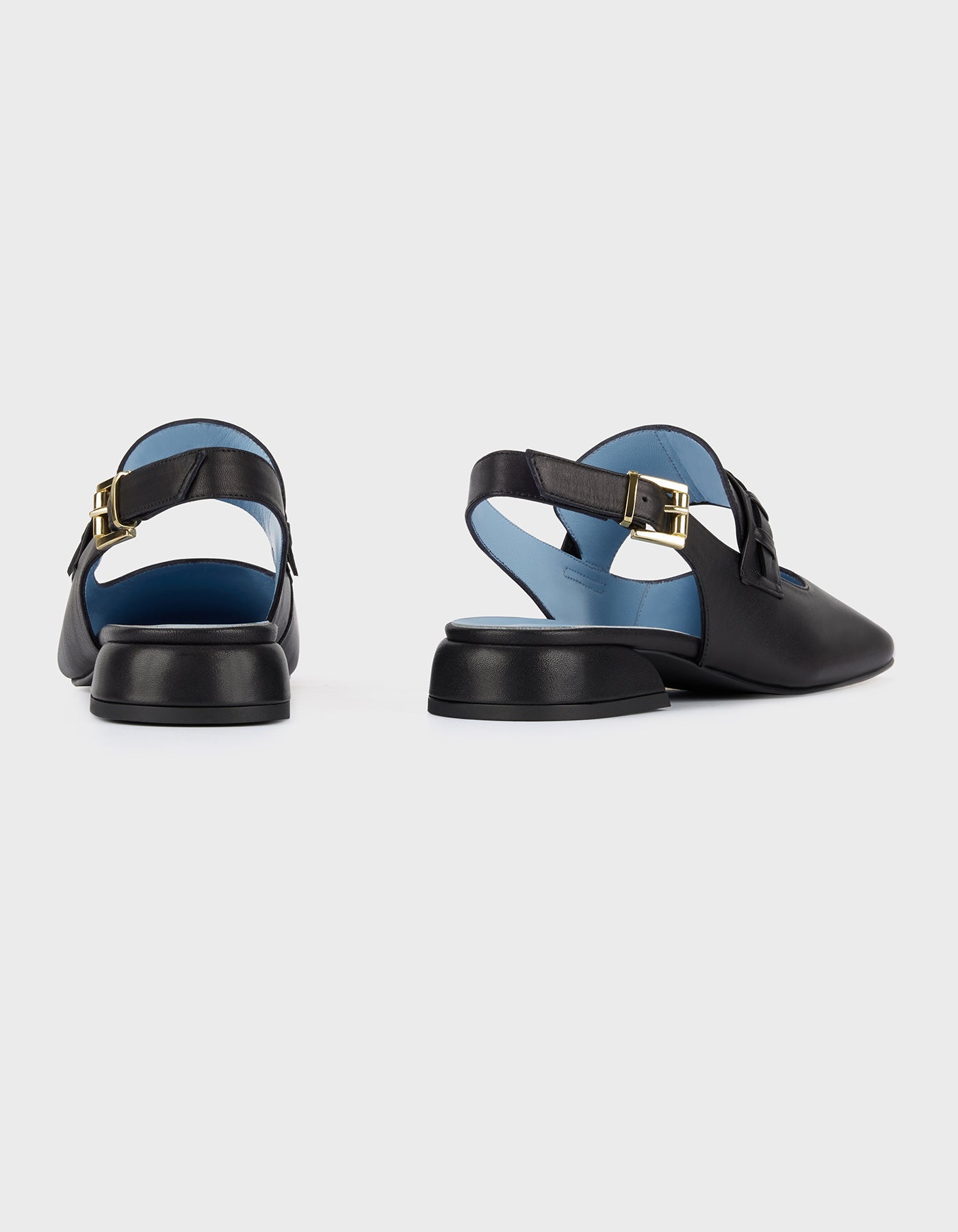 Hiva Atelier | Mary Jane Flat Black | Her Tarza Uygun Deri Aksesuarlar