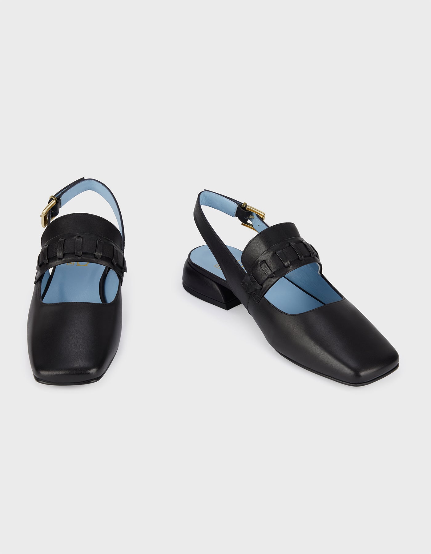 Hiva Atelier | Mary Jane Flat Black | Her Tarza Uygun Deri Aksesuarlar