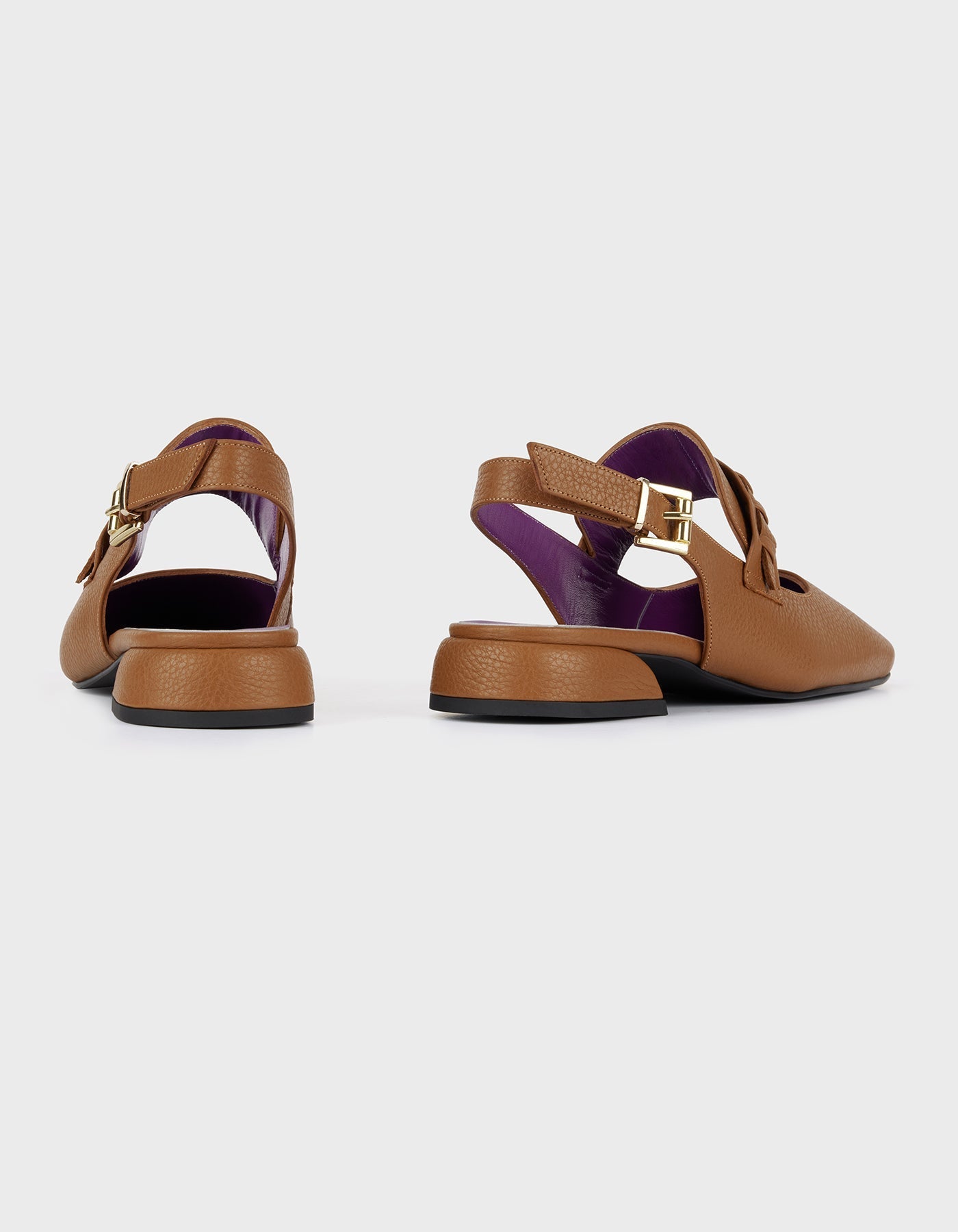 Hiva Atelier | Mary Jane Flat Wood | Her Tarza Uygun Deri Aksesuarlar