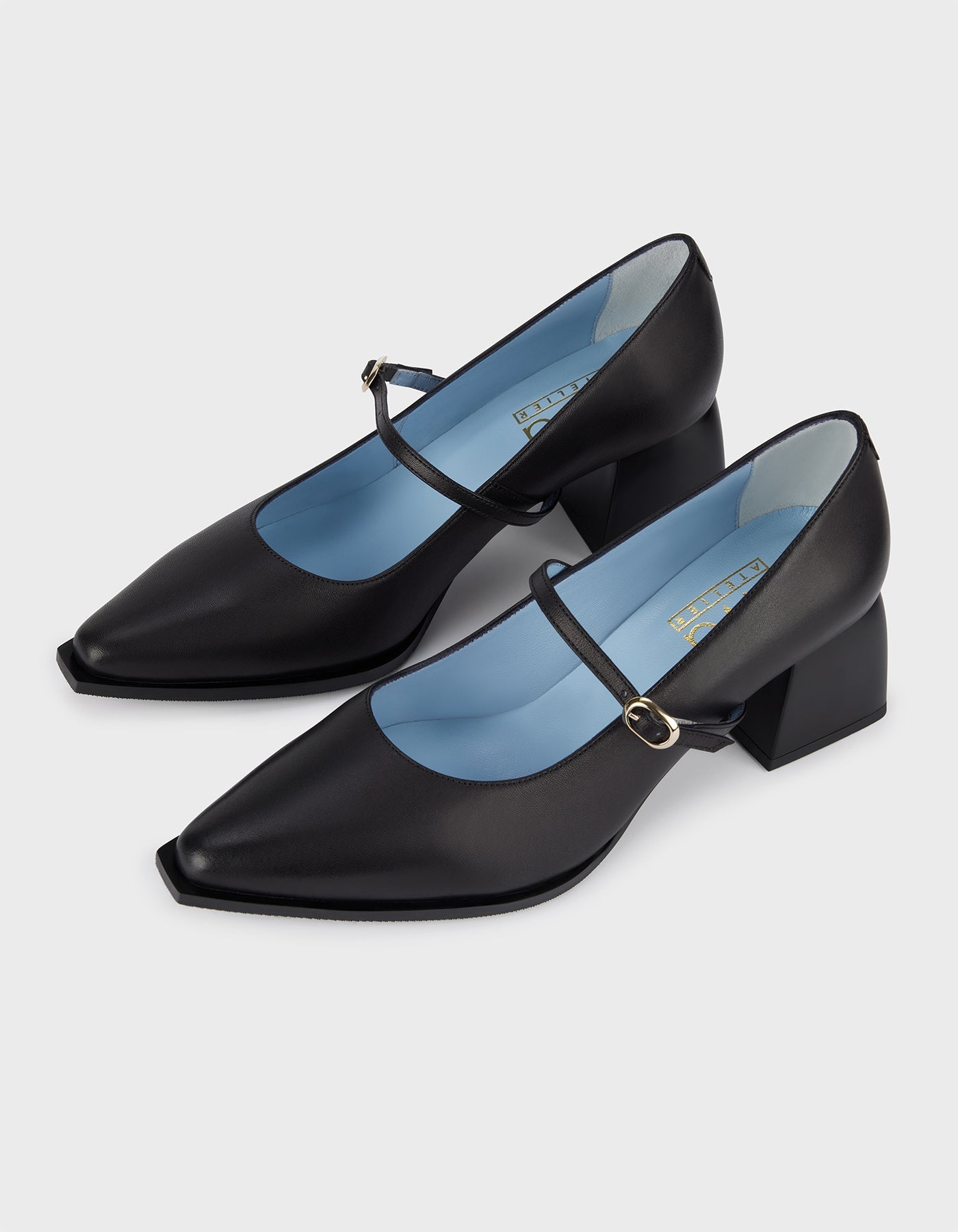 Hiva Atelier | Mary Jane Pumps Black | Her Tarza Uygun Deri Aksesuarlar