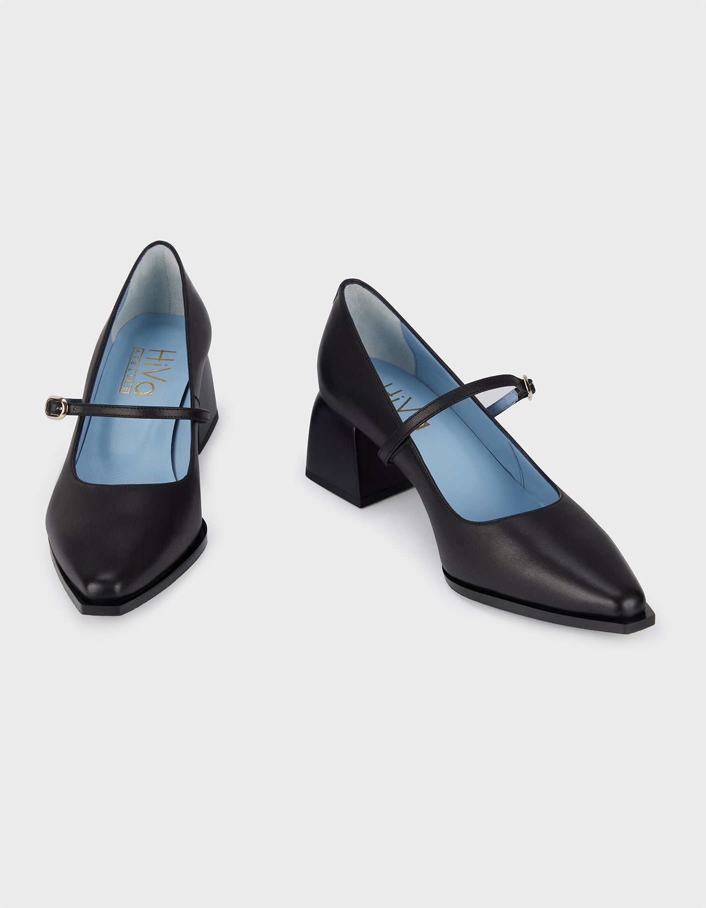 Hiva Atelier | Mary Jane Pumps Black | Her Tarza Uygun Deri Aksesuarlar