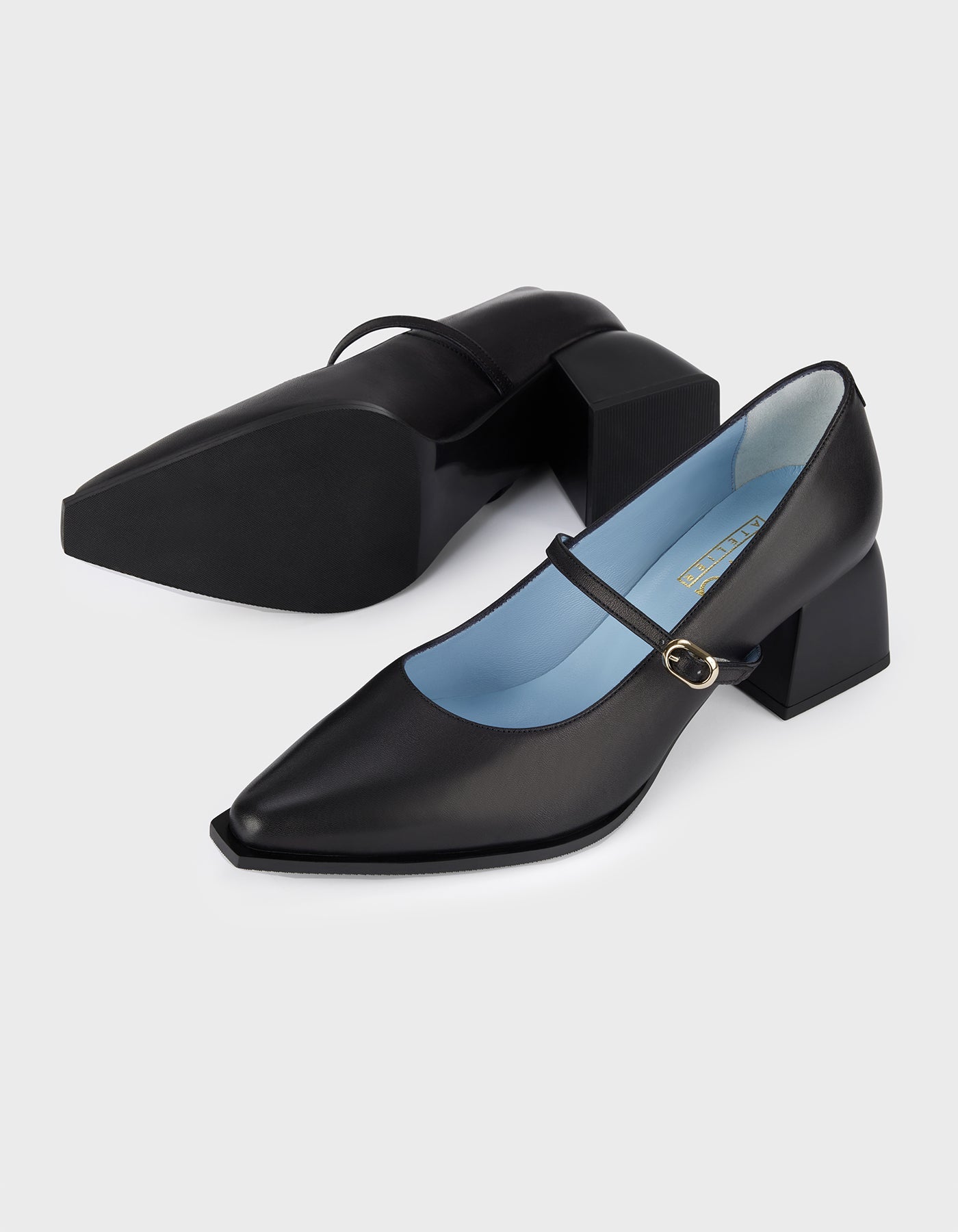 Hiva Atelier | Mary Jane Pumps Black | Her Tarza Uygun Deri Aksesuarlar