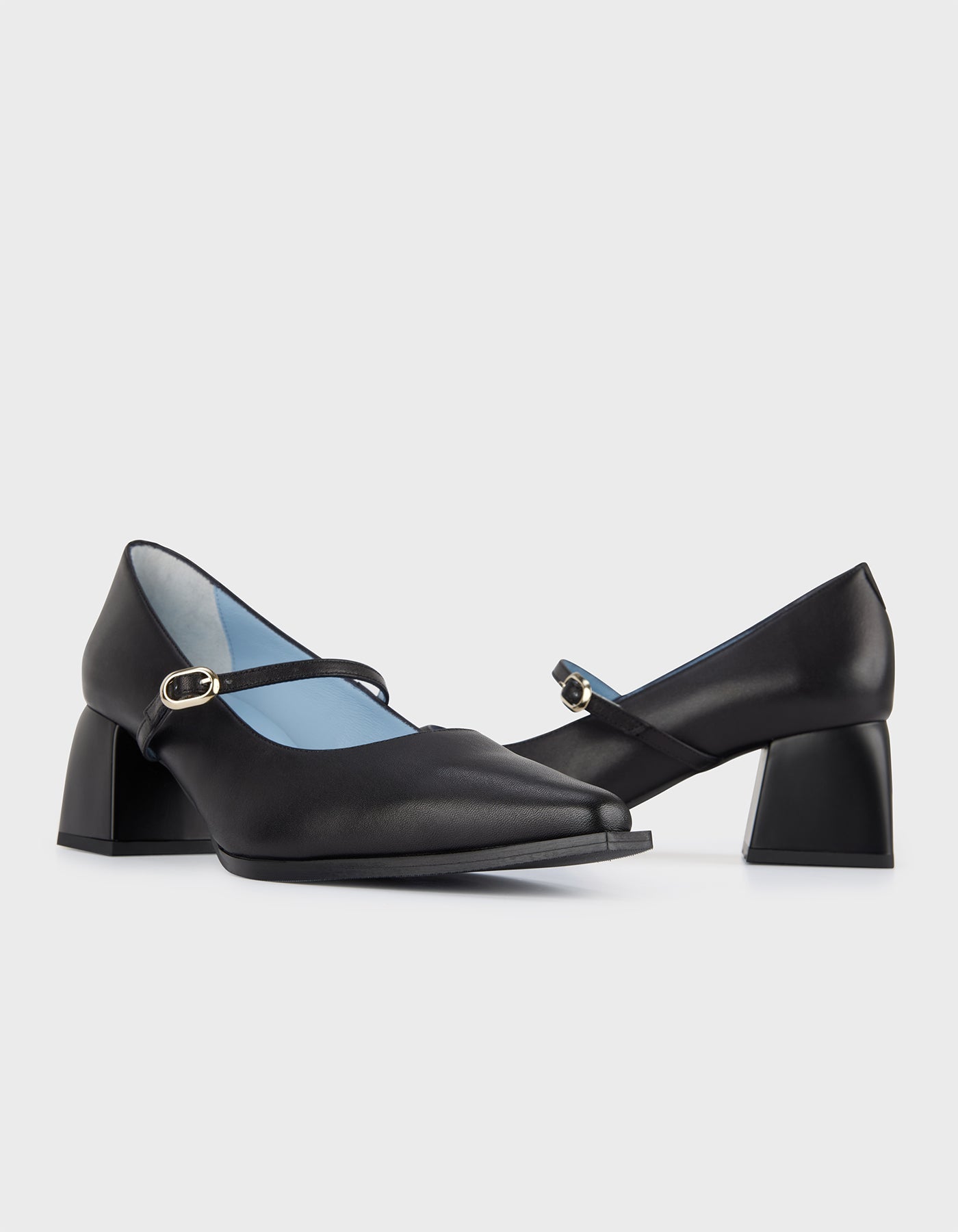 Hiva Atelier | Mary Jane Pumps Black | Her Tarza Uygun Deri Aksesuarlar