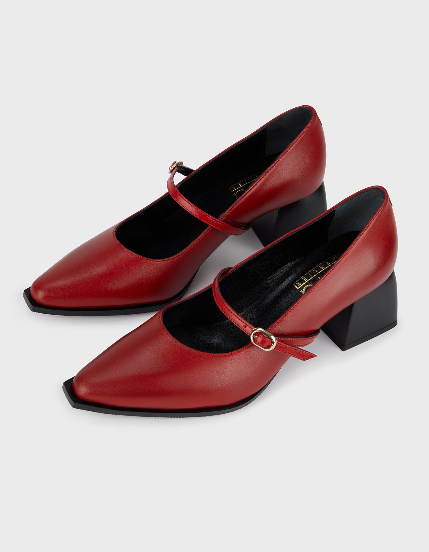 Hiva Atelier | Mary Jane Pumps Red | Her Tarza Uygun Deri Aksesuarlar