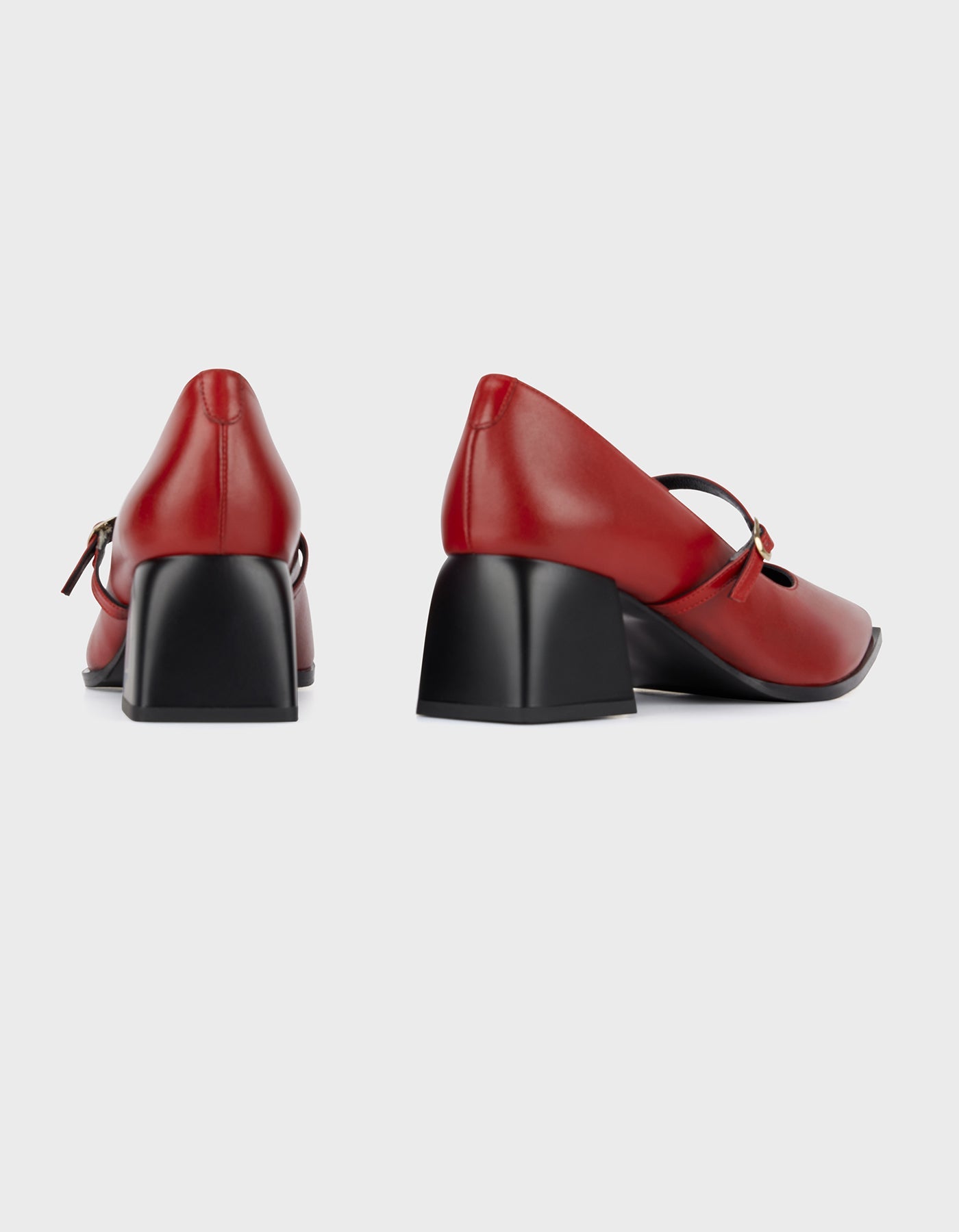 Hiva Atelier | Mary Jane Pumps Red | Her Tarza Uygun Deri Aksesuarlar