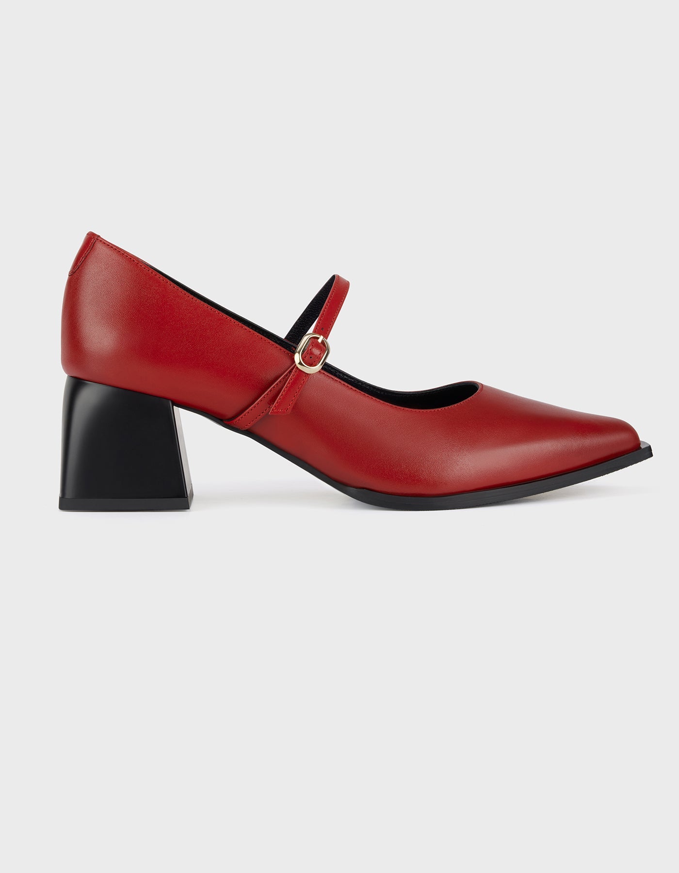 Hiva Atelier | Mary Jane Pumps Red | Her Tarza Uygun Deri Aksesuarlar