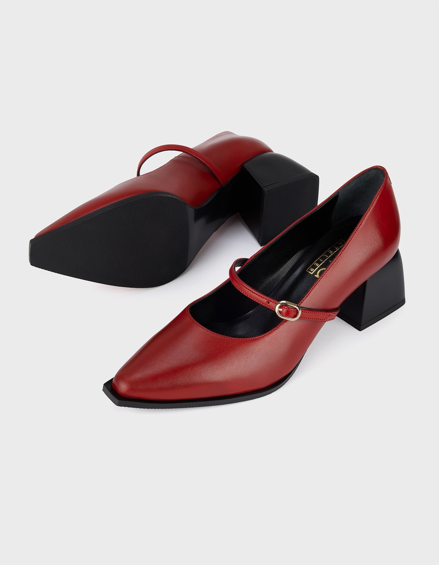 Hiva Atelier | Mary Jane Pumps Red | Her Tarza Uygun Deri Aksesuarlar