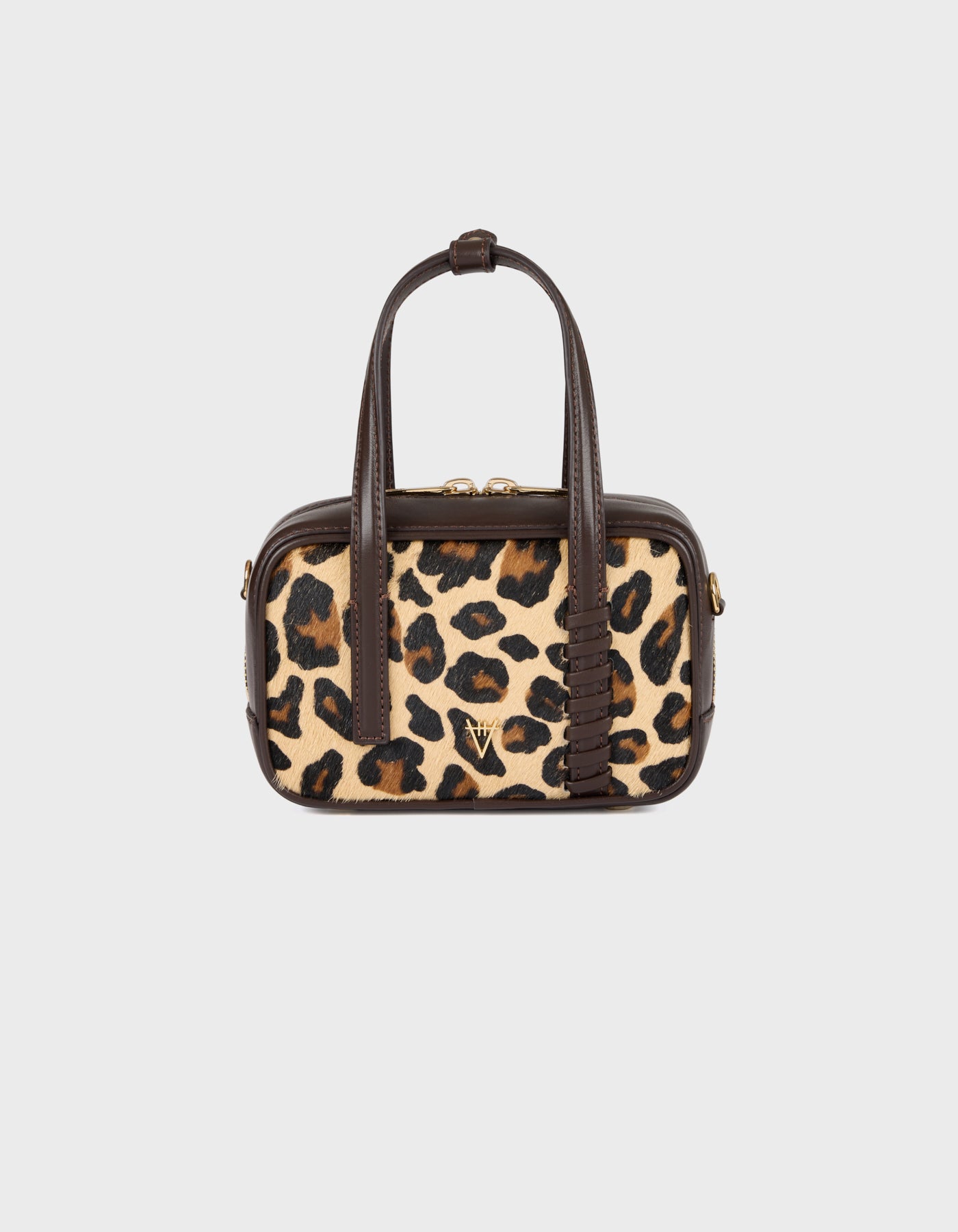 HiVa Atelier | Micro Bowling Bag LEOPARD | Her Tarza Uygun Deri Aksesuarlar