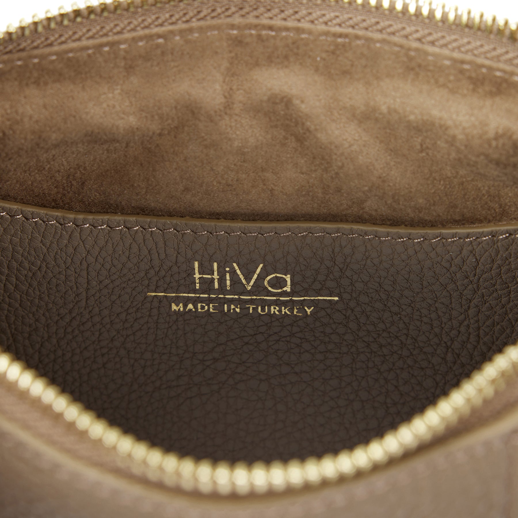 HiVa Atelier | Midi Croissant Bag Mink | Her Tarza Uygun Deri Aksesuarlar