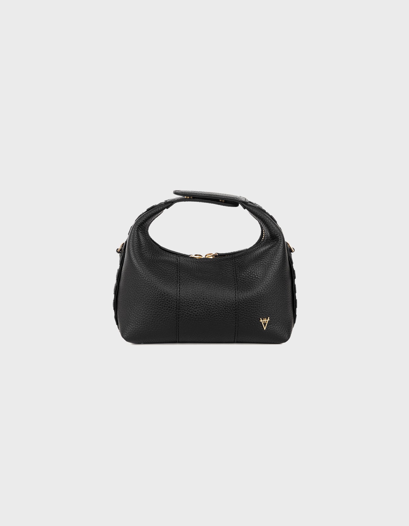 Hiva Atelier | Mini Croissant BLACK | Her Tarza Uygun Deri Aksesuarlar