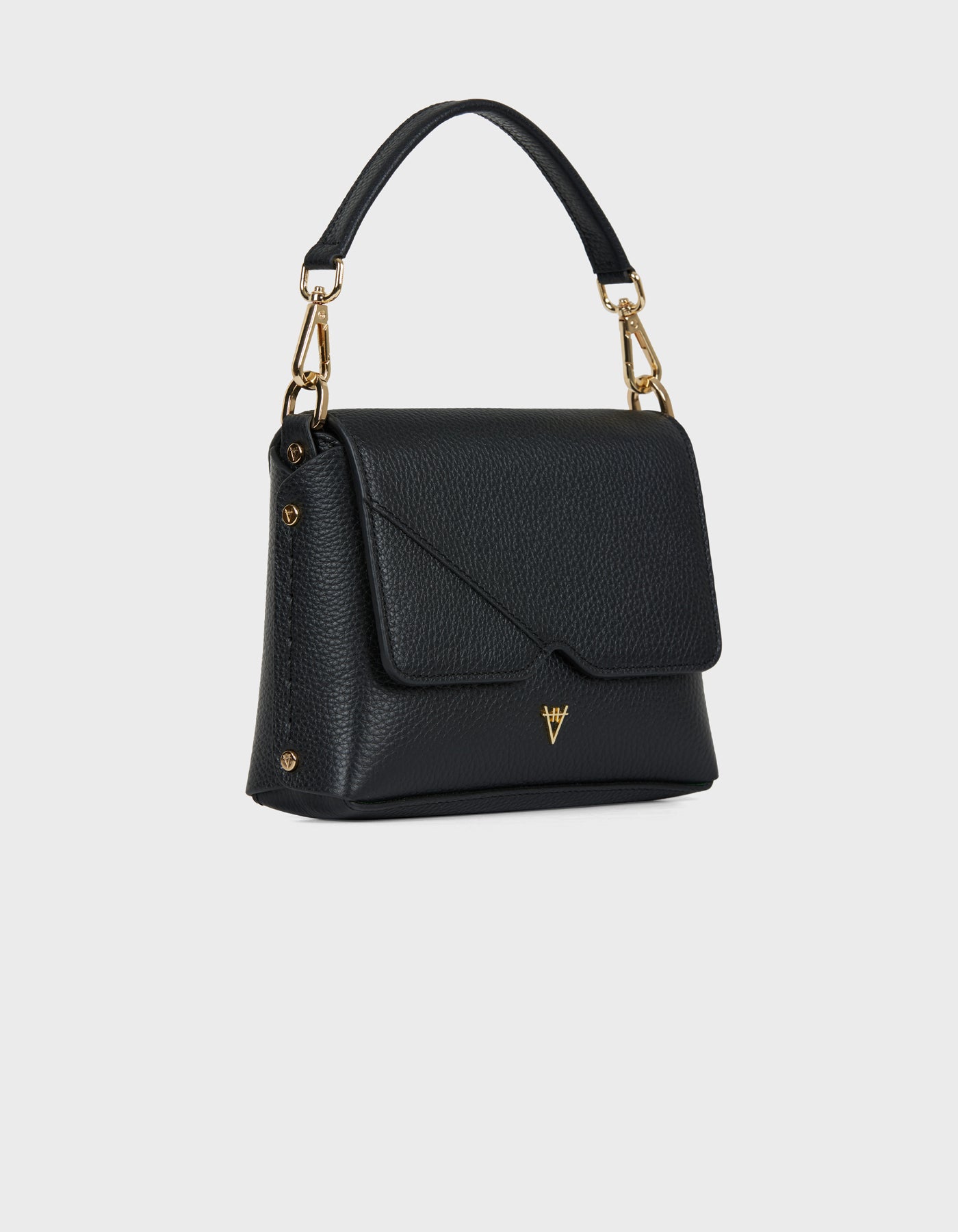 HiVa Atelier | Mare Mini Shoulder Bag Black | Her Tarza Uygun Deri Aksesuarlar