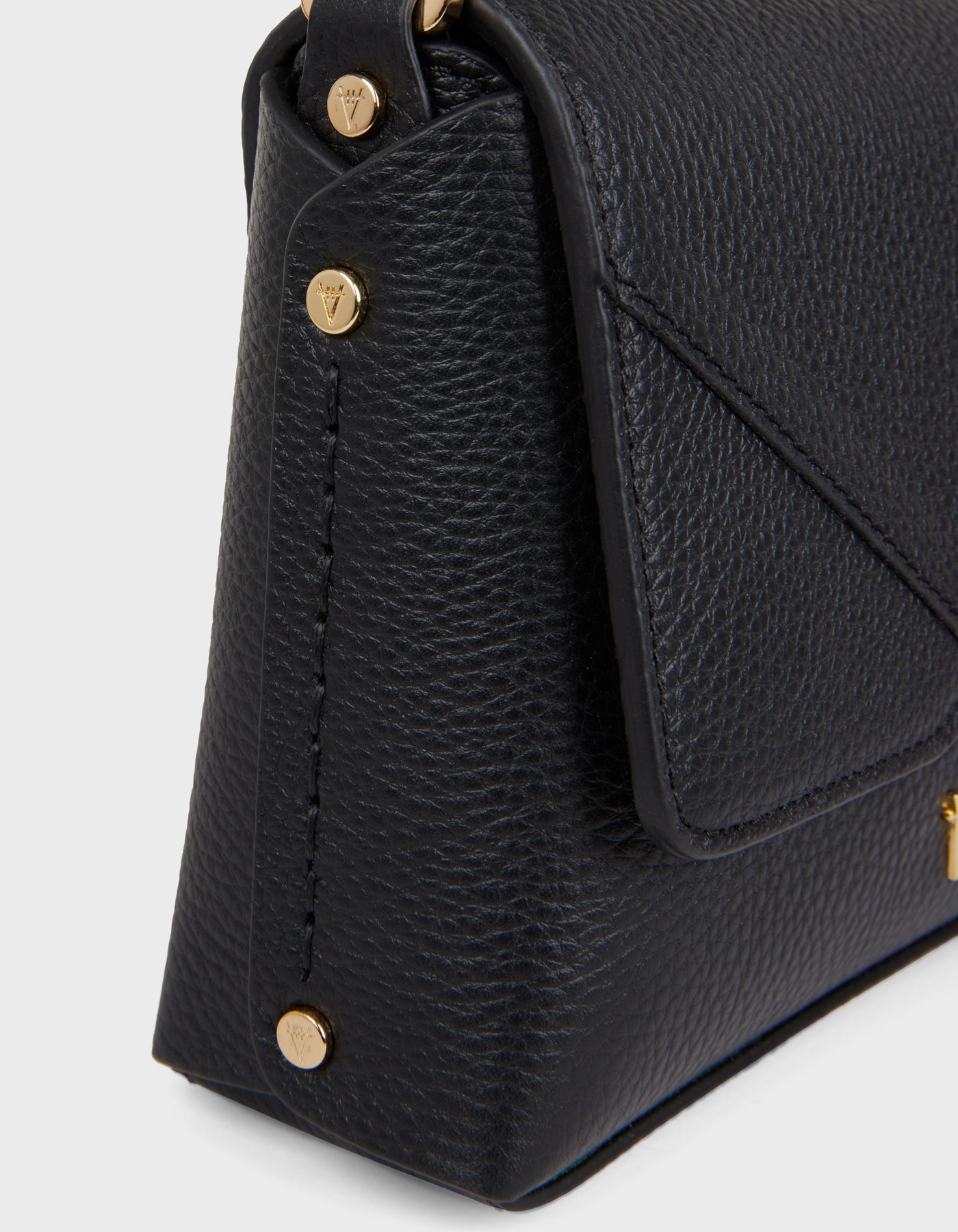 HiVa Atelier | Mare Mini Shoulder Bag Black | Her Tarza Uygun Deri Aksesuarlar