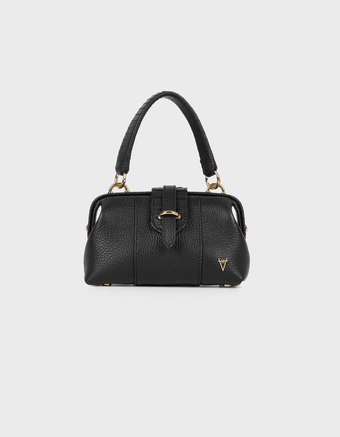 HiVa Atelier | Mini Nubes Doctor Bag BLACK | Her Tarza Uygun Deri Aksesuarlar