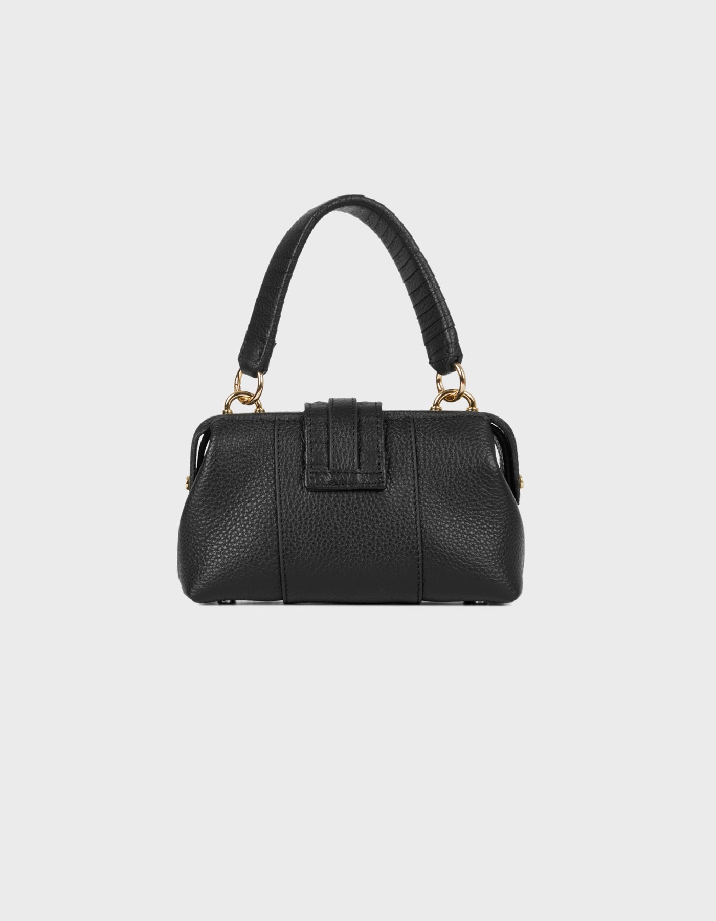 HiVa Atelier | Mini Nubes Doctor Bag BLACK | Her Tarza Uygun Deri Aksesuarlar