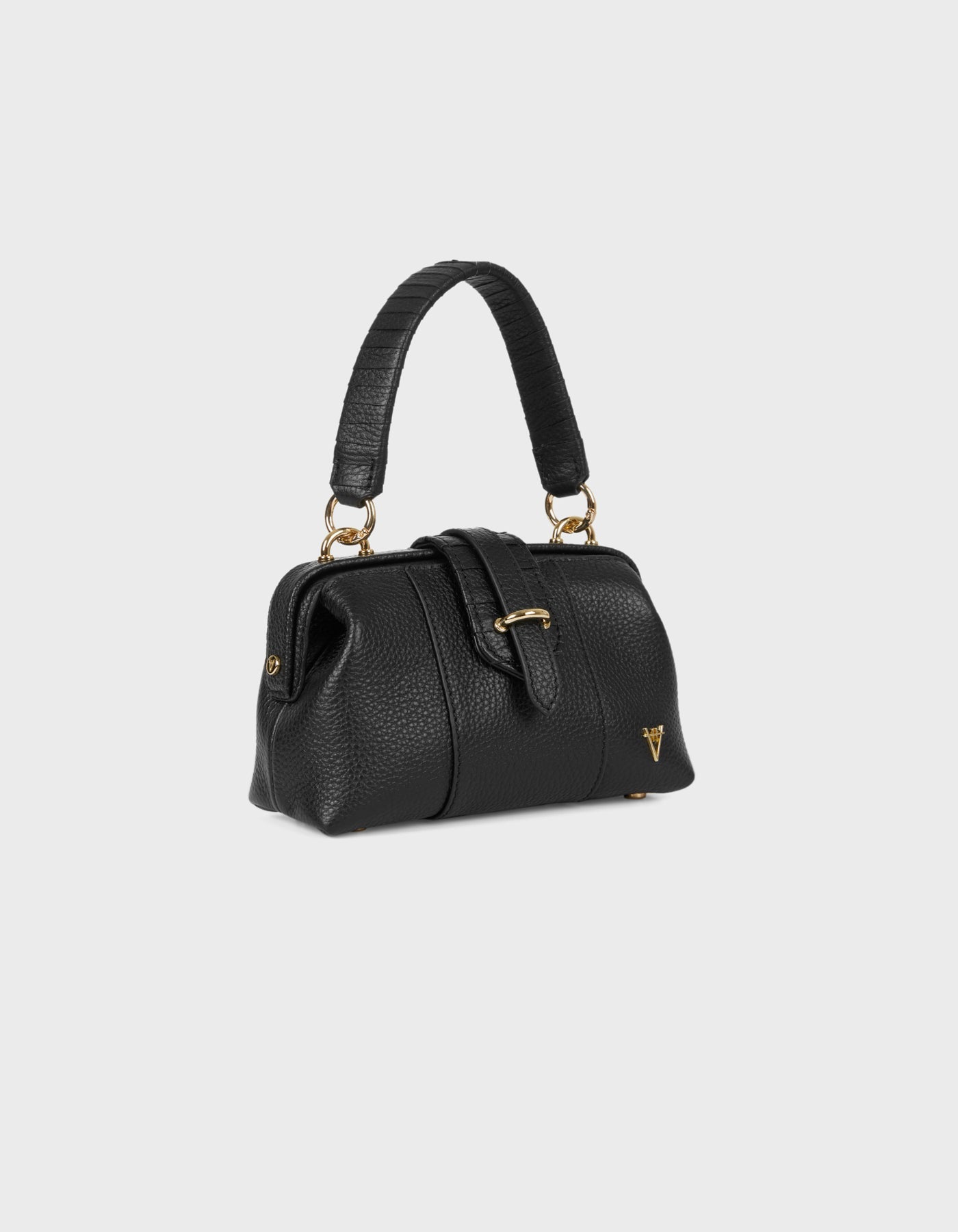 HiVa Atelier | Mini Nubes Doctor Bag BLACK | Her Tarza Uygun Deri Aksesuarlar