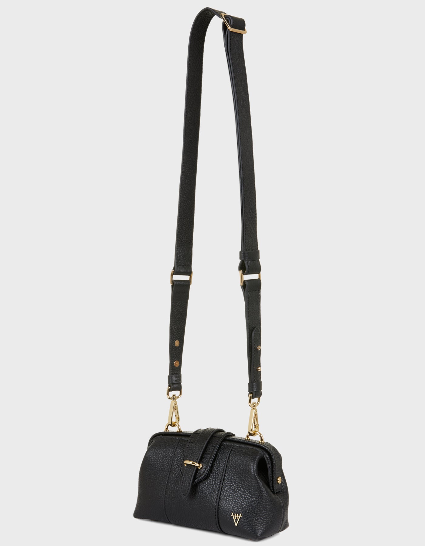 HiVa Atelier | Mini Nubes Doctor Bag BLACK | Her Tarza Uygun Deri Aksesuarlar