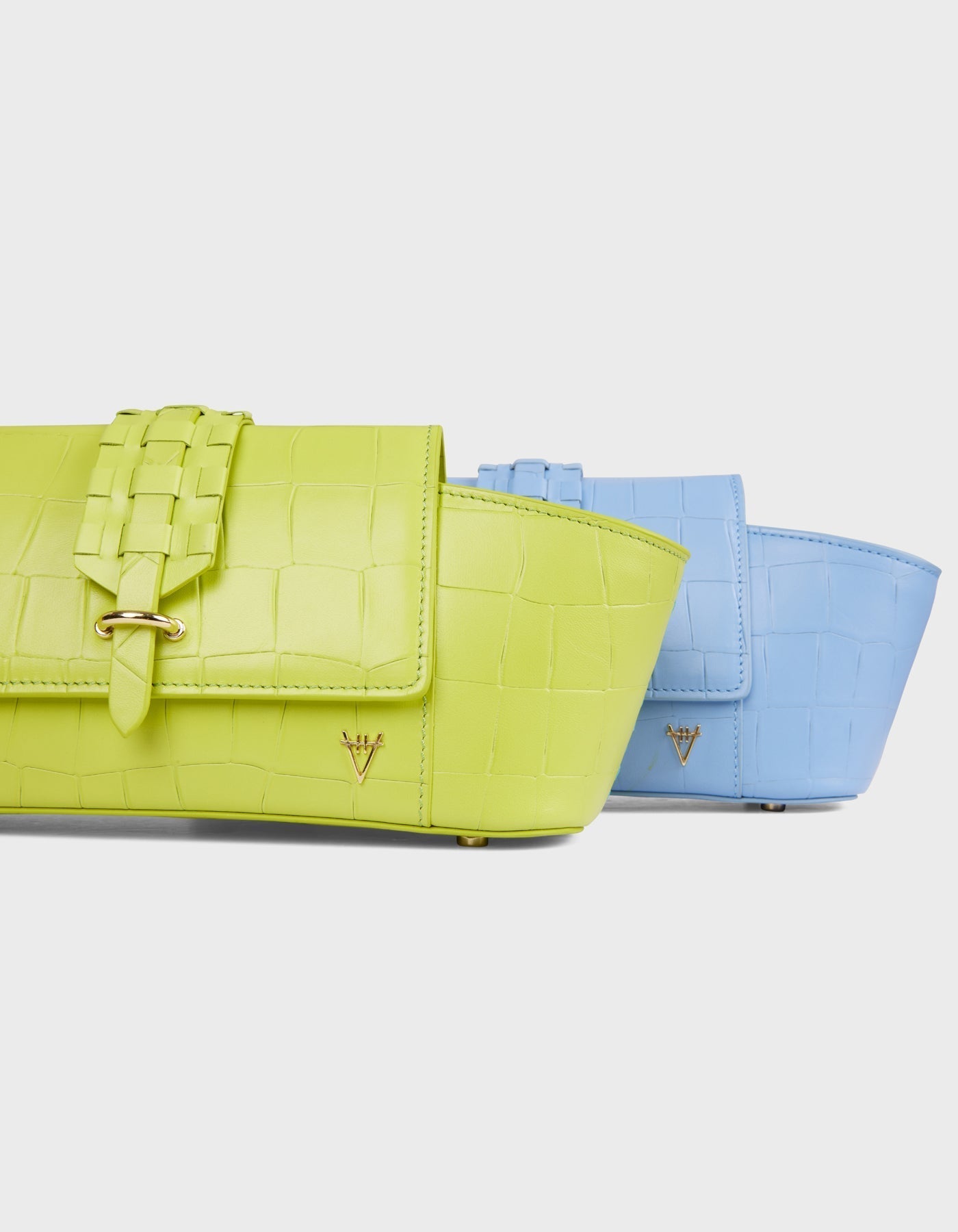 HiVa Atelier - Navis Shoulder Bag Croco Effect Apple