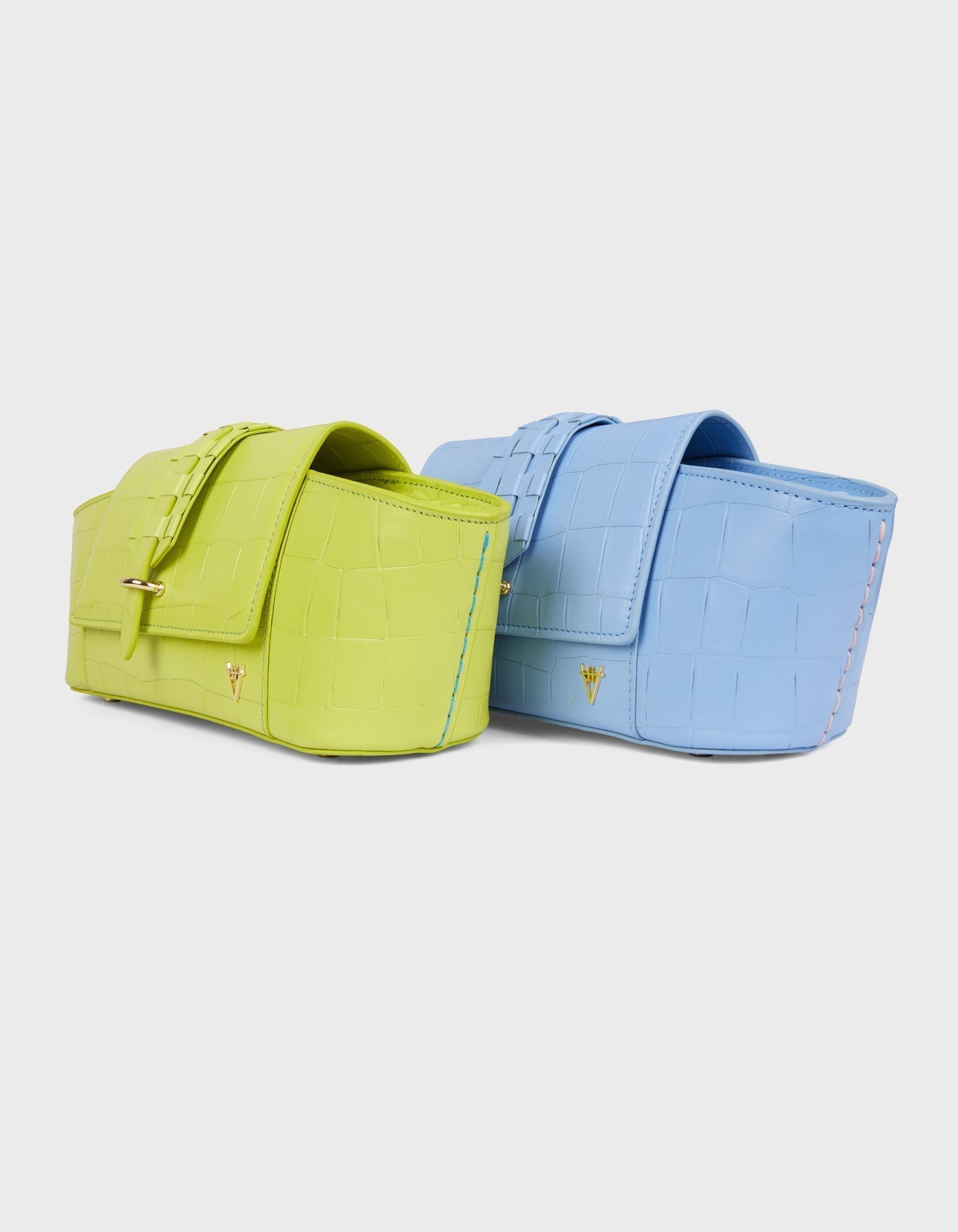HiVa Atelier - Navis Shoulder Bag Croco Effect Apple